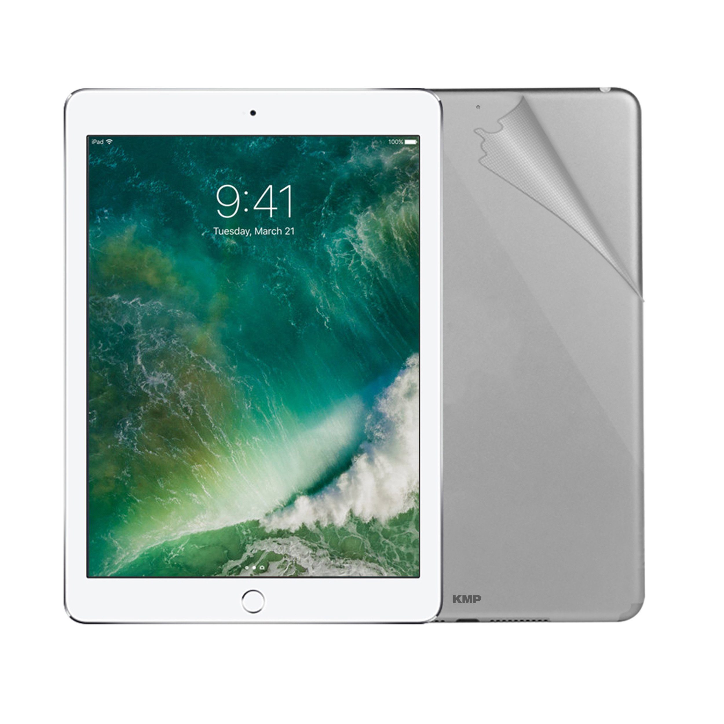 KMP Creative Lifesytle Product Schutzfolie Schutzfolie für iPad Rückseite iPad 9,7" 5th/6th Gen. Gray, (1-St), Hülle, Haut, dünn, 0,2 mm