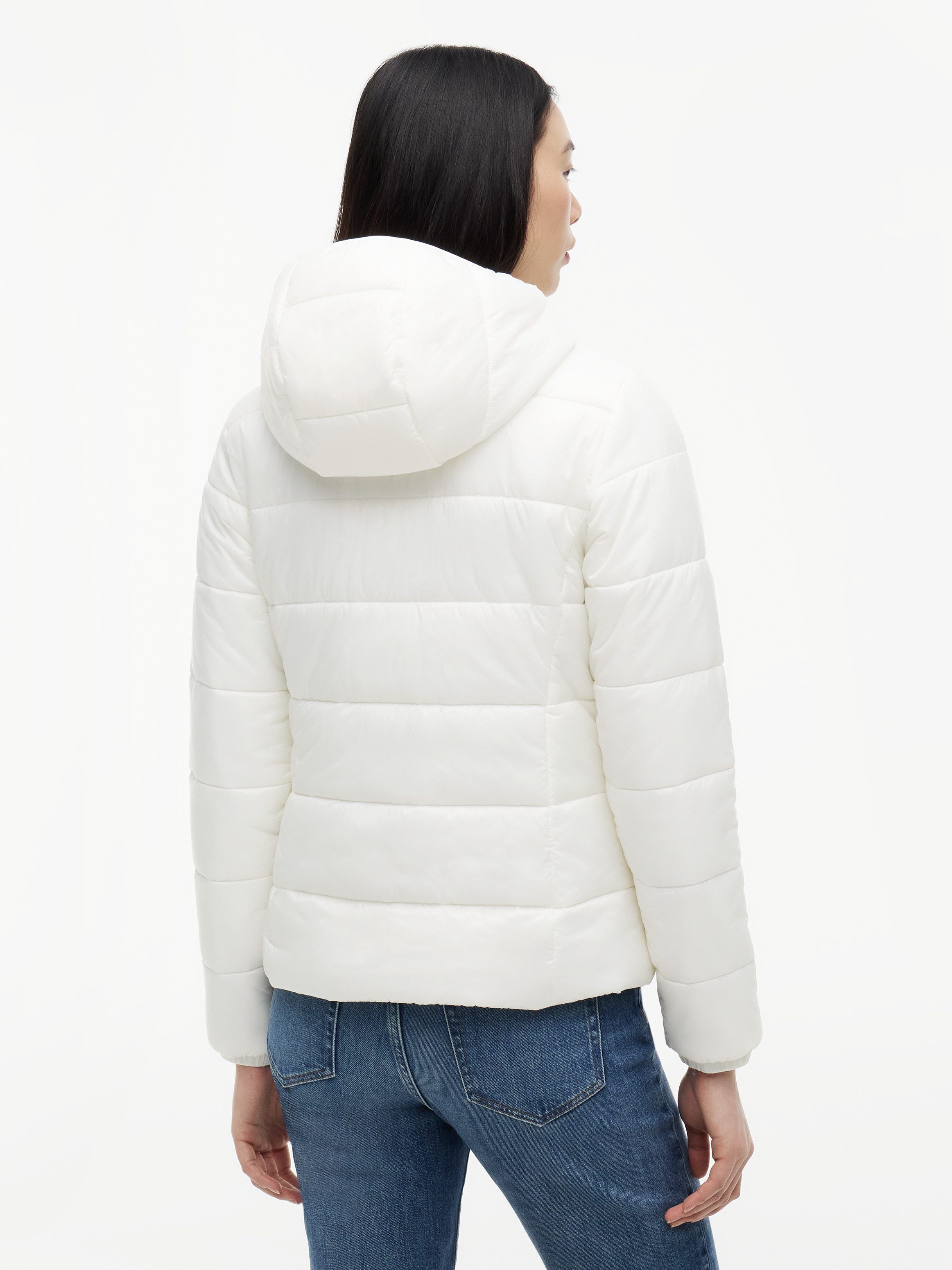 Tommy Jeans Steppjacke TJW SLIM LW HOODED PADDED JACKET Steppware, slim fit, mit Kapuze