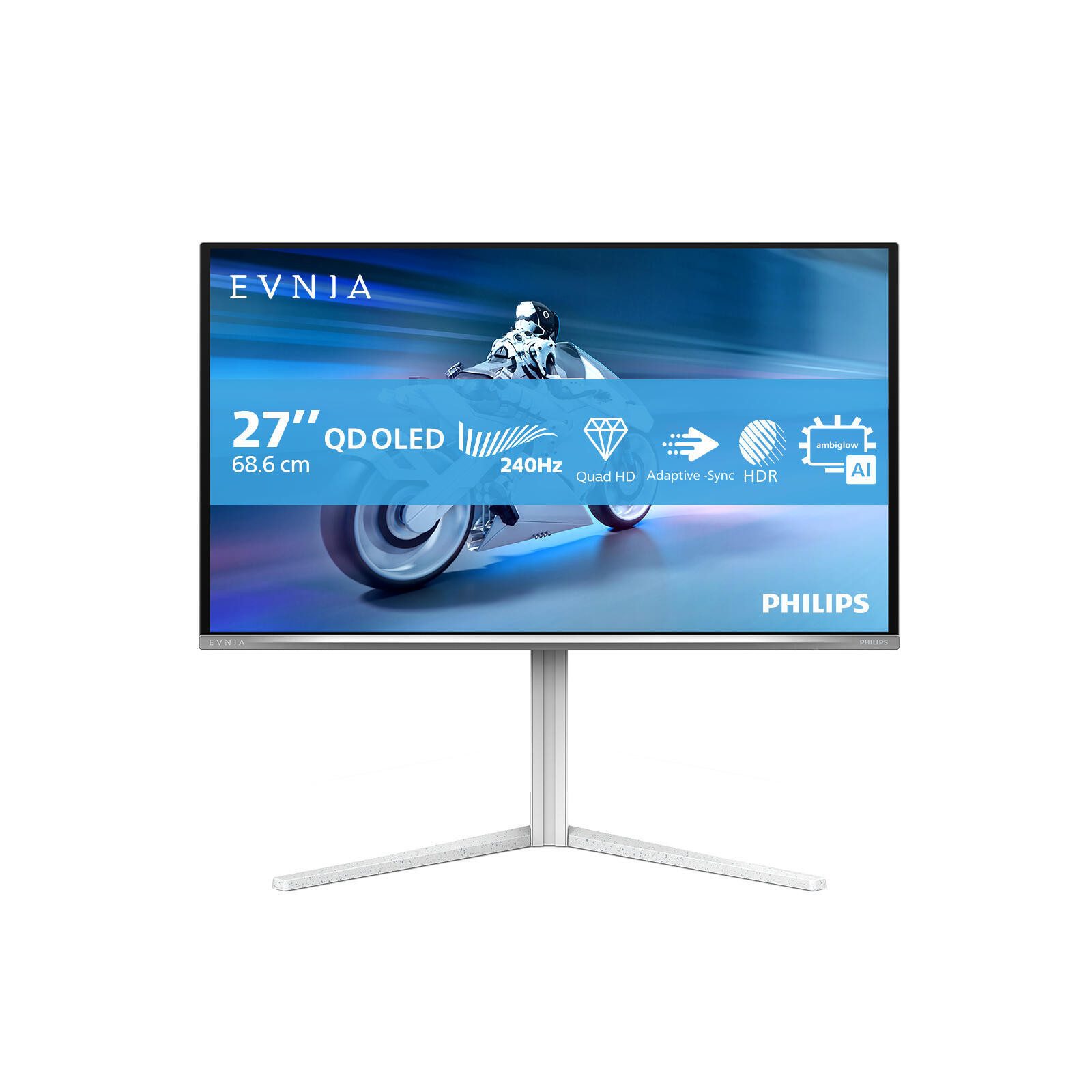 Philips 27M2N6501L/00 Gaming-LED-Monitor (2560 x 1440, 0,03 ms Reaktionszeit, 240 Hz, OLED)