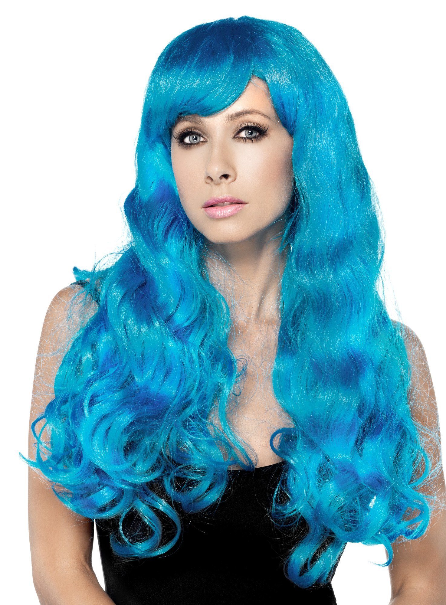 Leg Avenue Kostüm »Meerjungfrau azurblau«, Meerjungfrau Perücke - blaue  Damenperücke aus Kunsthaar online kaufen | OTTO