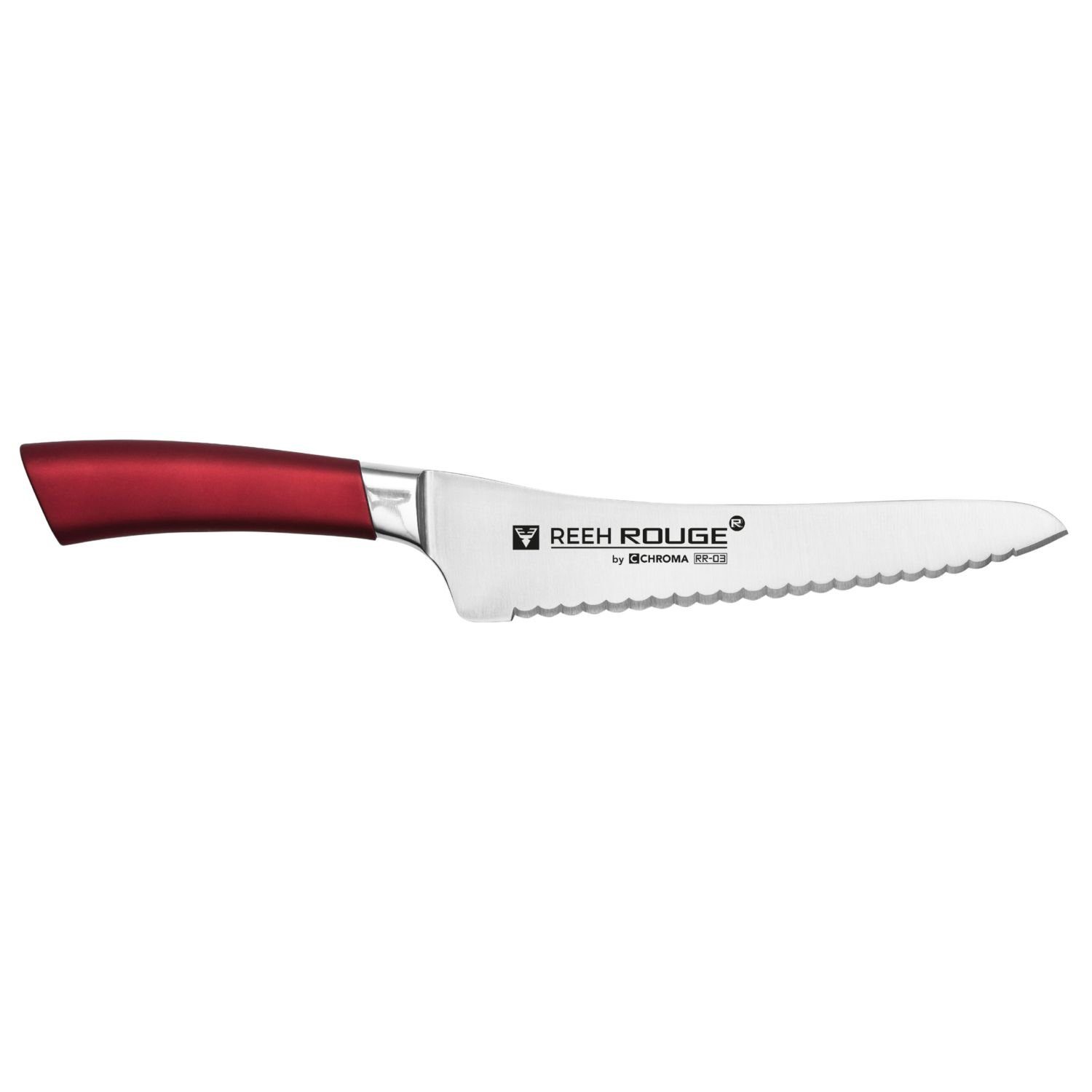 CHROMA Brotmesser Reeh Rouge 19,5 cm