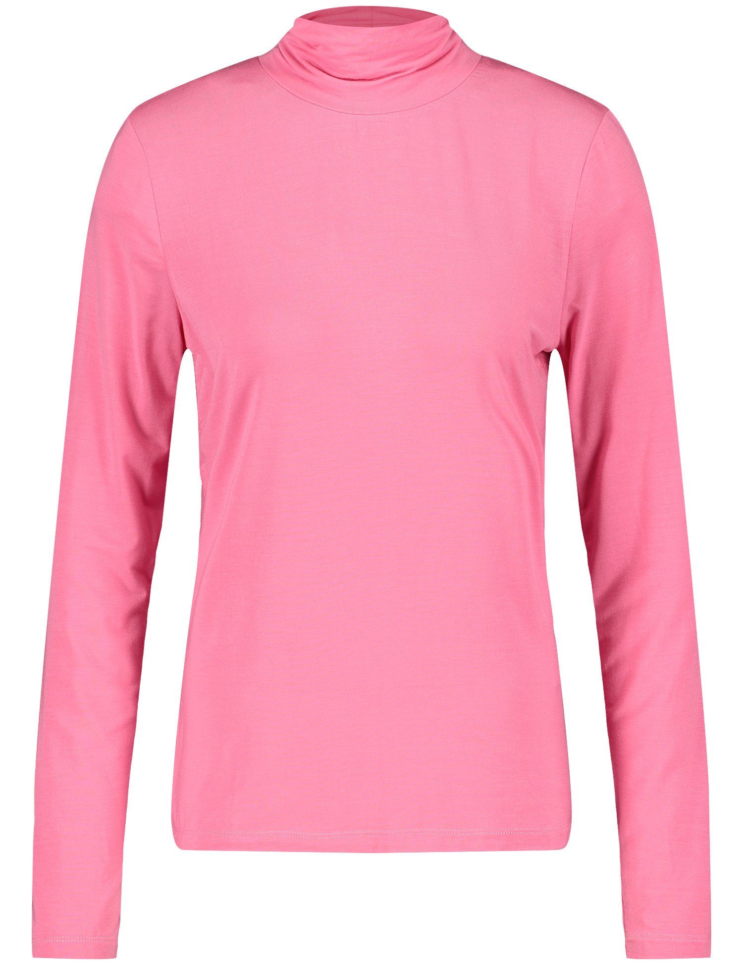 GERRY WEBER Longsleeve Langarmshirt Mit Faltenturtle rose pink