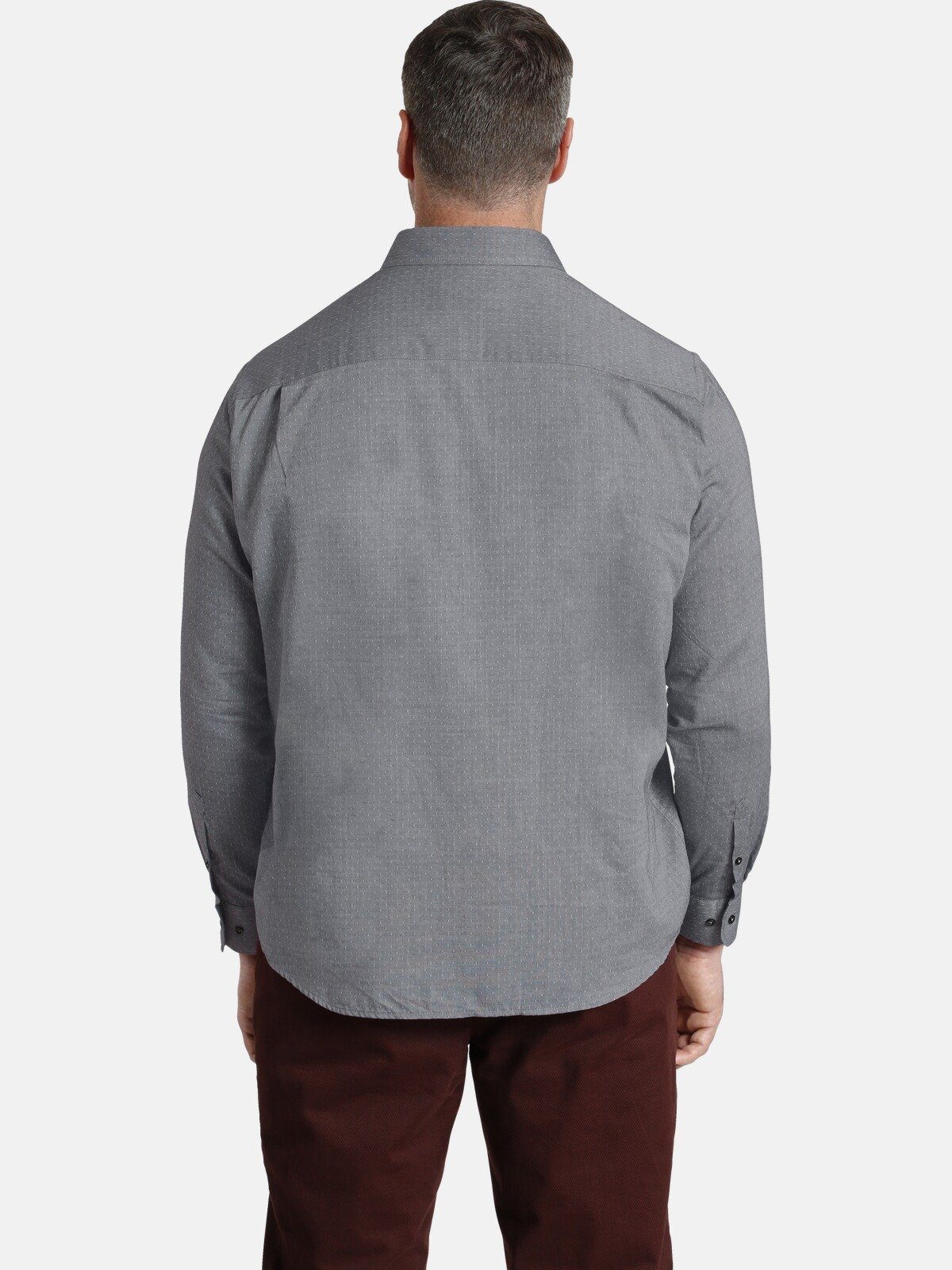 Charles Colby Langarmhemd EARL GEORGE Baumwollhemd mit Rautenmuster günstig online kaufen