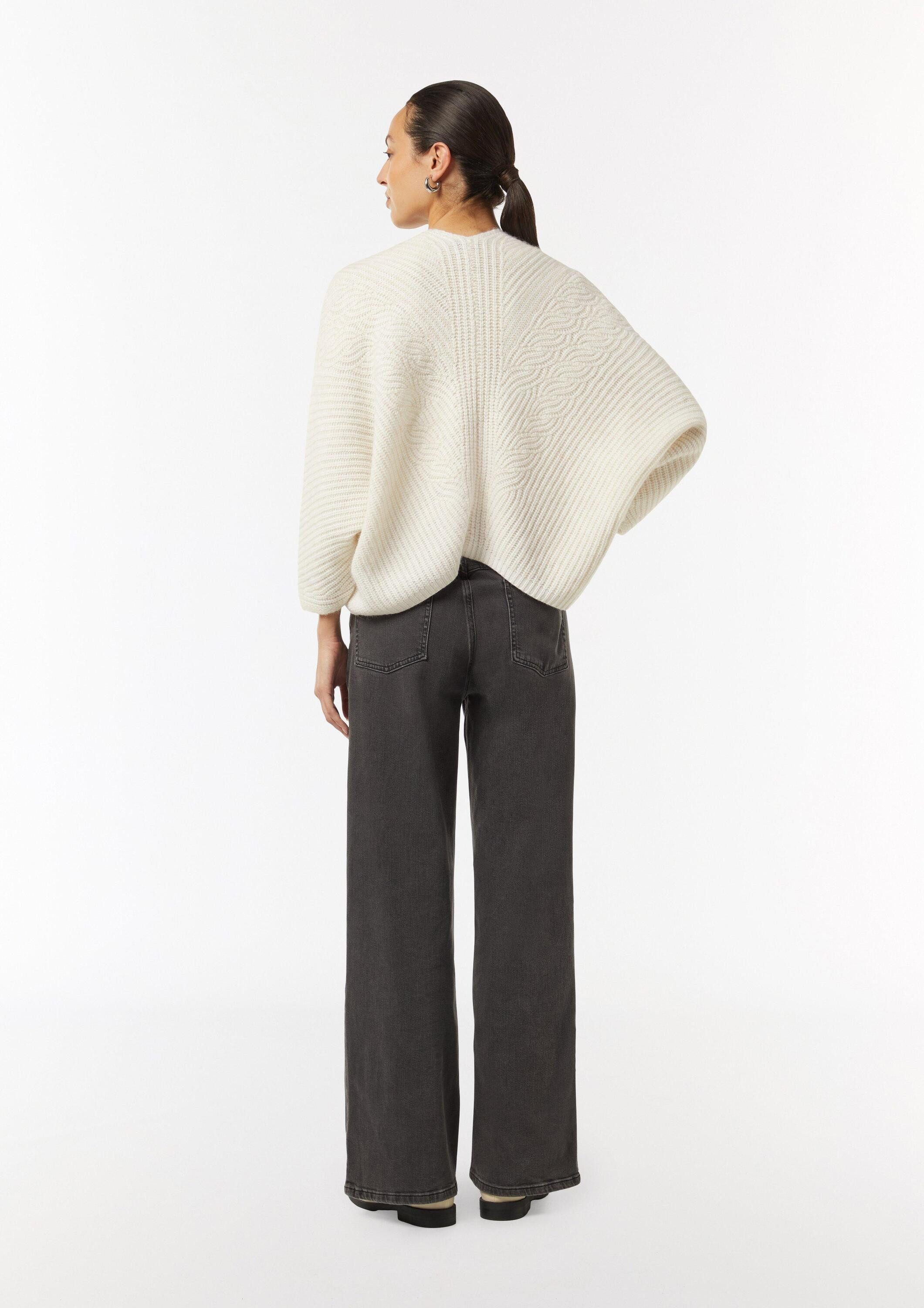 comma Cardigan Strickjacke Strickjacke mit Alpaka und Kaschmir