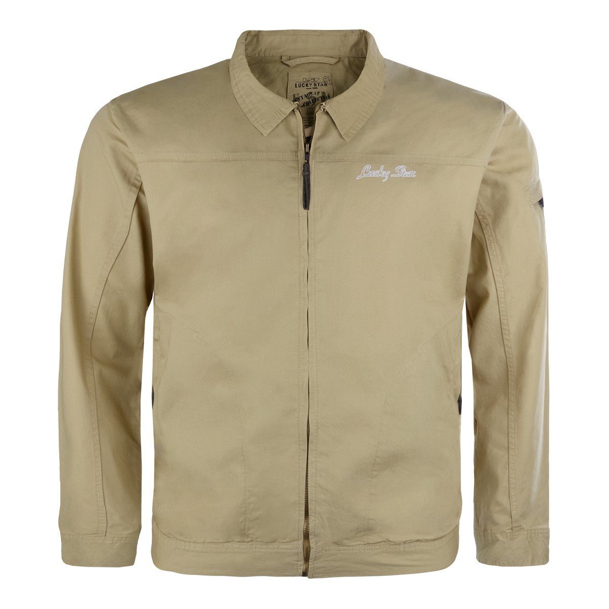 Winterjacke XXL Übergangsjacke - Blouson beige von Lucky Star