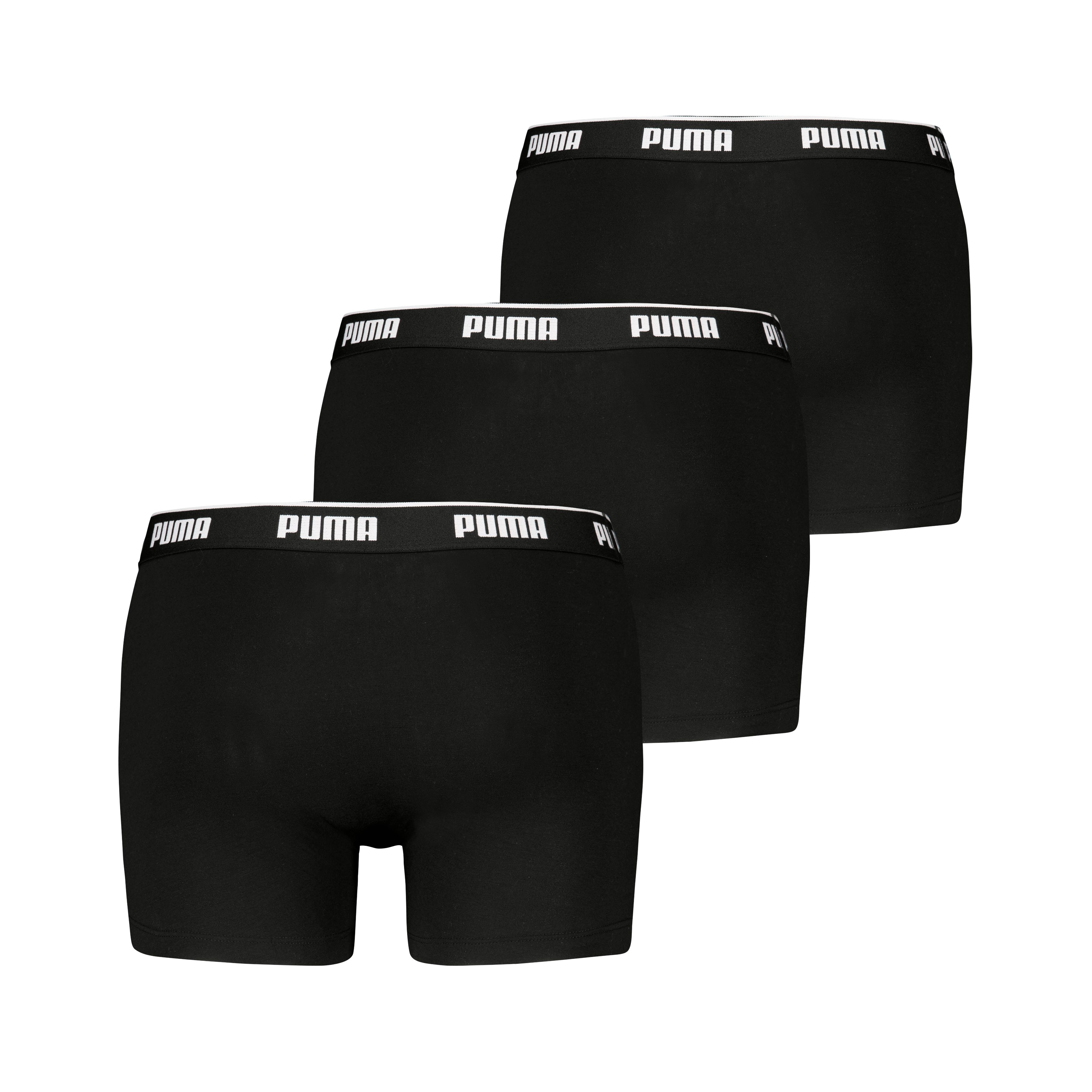PUMA Боксерские мужские трусы, боксерки PUMA MEN EVERYDAY BASIC BOXERS 3P (3er Pack) Komfortabler elastischer Logobund