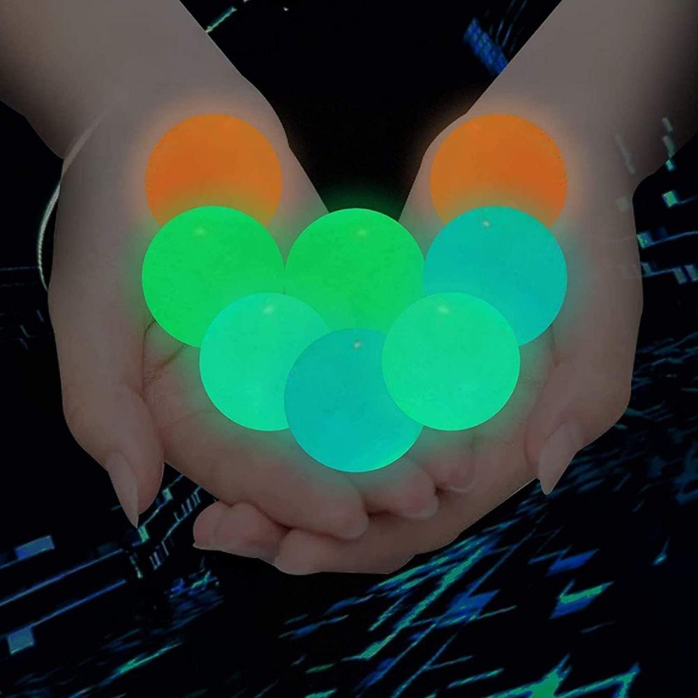 Jormftte LED Kugelleuchte Sticky Balls,Fluoreszierende Ball