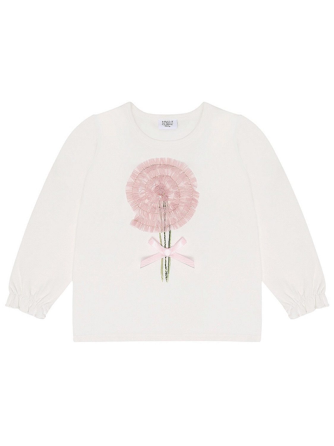 Hust & Claire Langarmshirt HCAlma Swirl (1-tlg) HCAlma Swirl Mädchen Langarmshirt Ivory