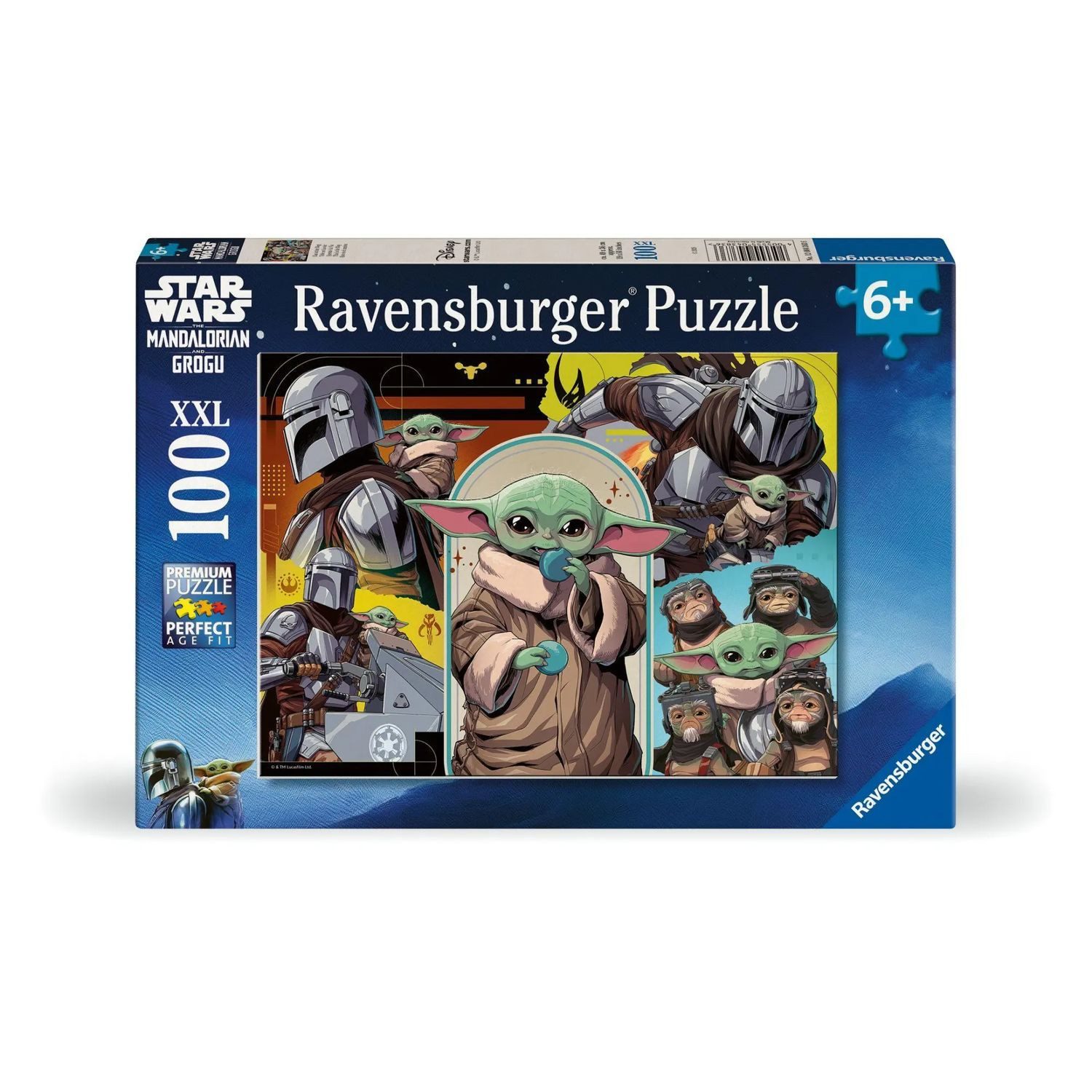 Ravensburger Puzzle Kinderpuzzle 100 XXL Teile - Star Wars The Mandalorian - The..., Puzzleteile