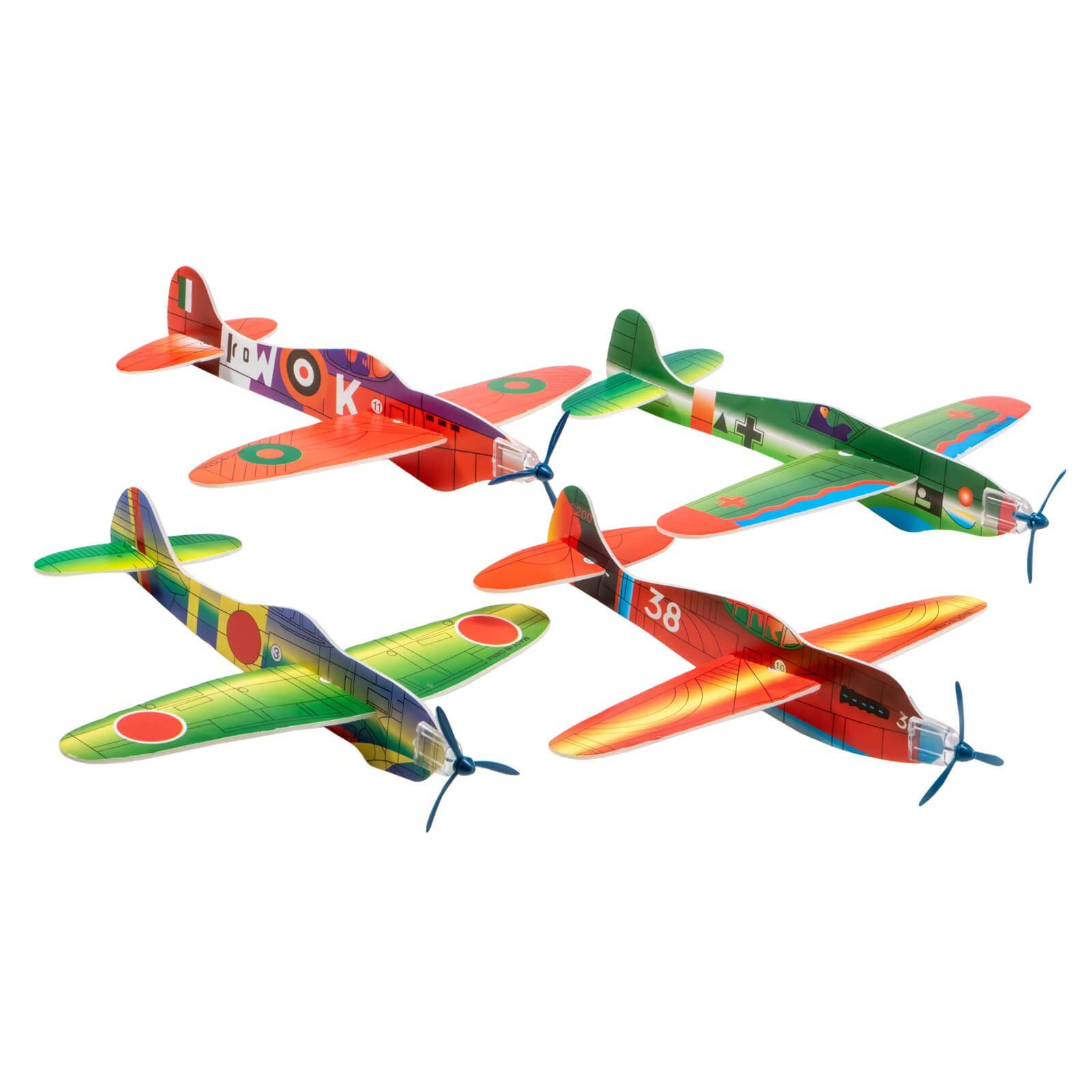 Styropor Flugzeuge 2 Stück - Wurfgleiter Spielzeug Für Kinder Outdoor