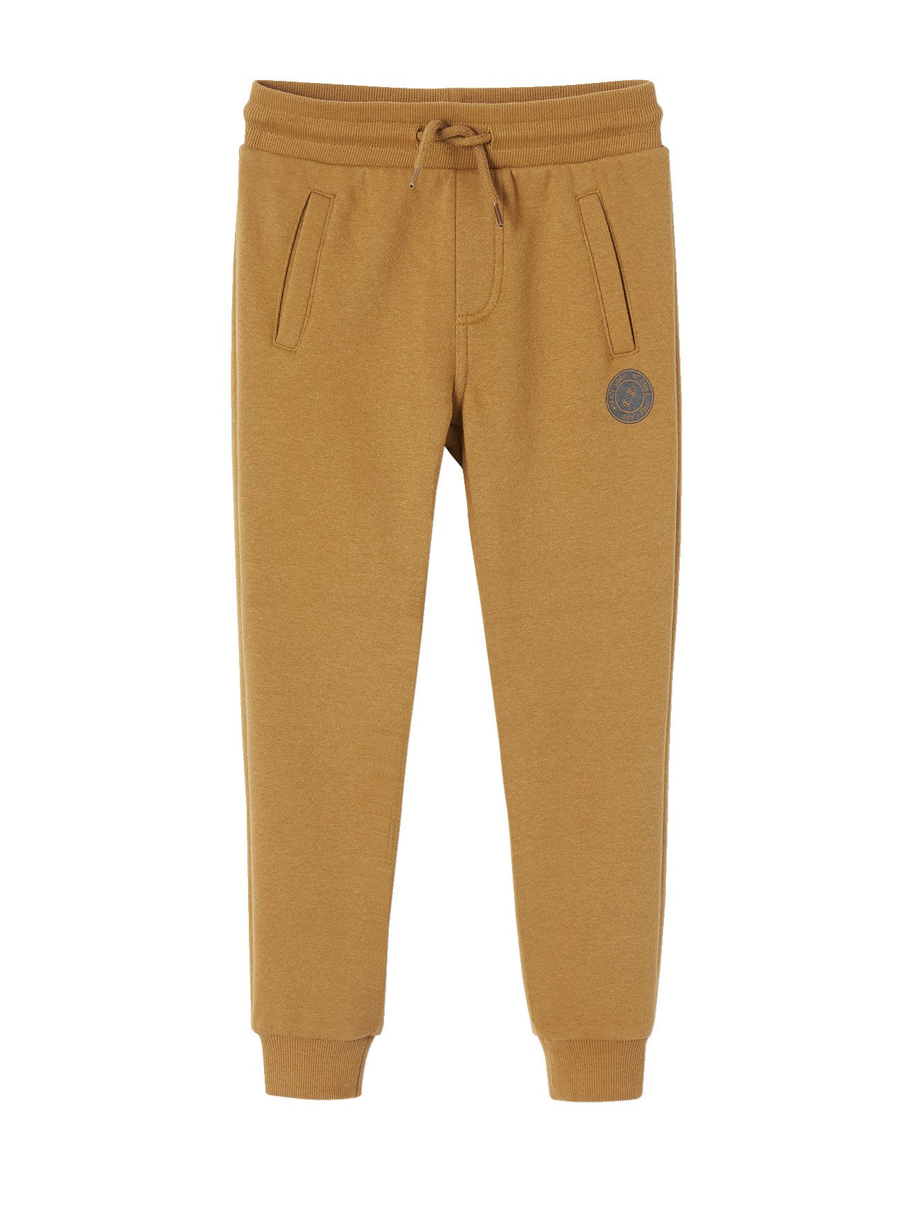 vertbaudet Stoffhose Jungen Sweathose BASIC 2 Vordertaschen, Dehnbund