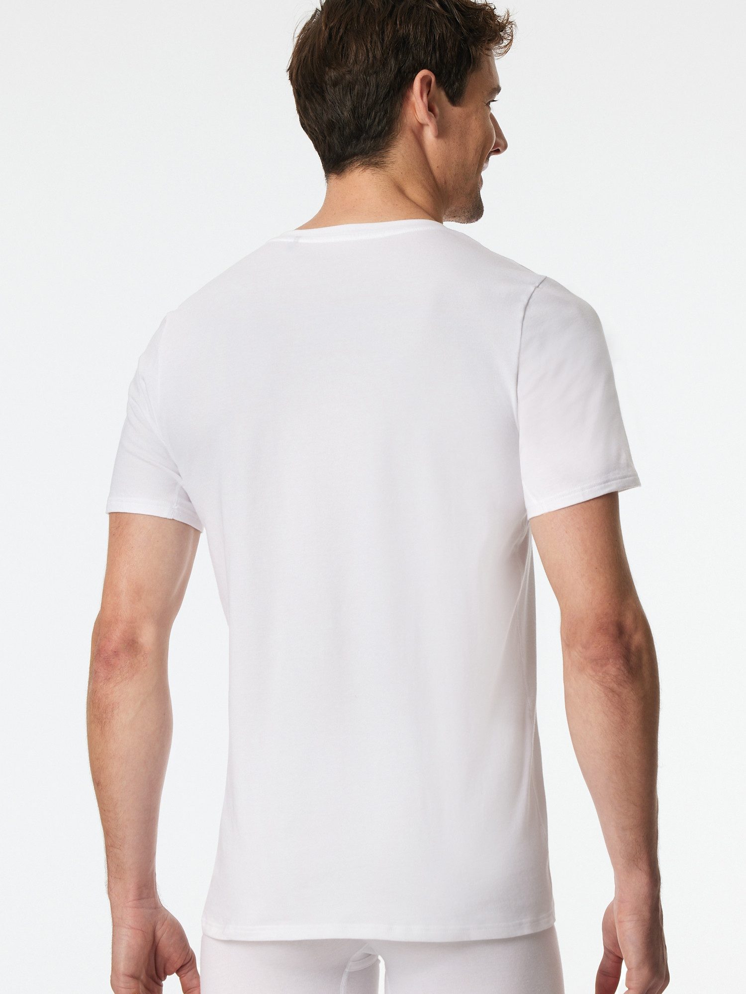 Schiesser T-Shirt Premium Cotton unterziehshirt unterhemd kurzarm
