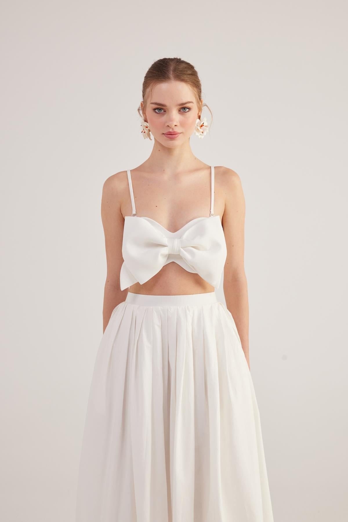 HOLLY LOLLY Blusentop Jazmin Bluse mit Schleifenlook