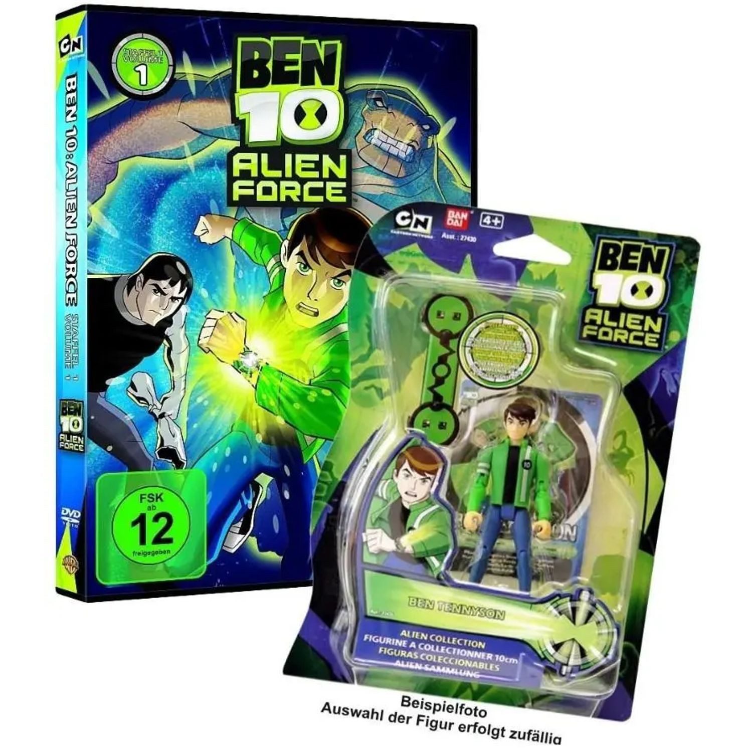Warner Home Video DVD Ben 10 Alien Force - Staffel 1 / Vol. 1 inkl. Bandai Actionfigur