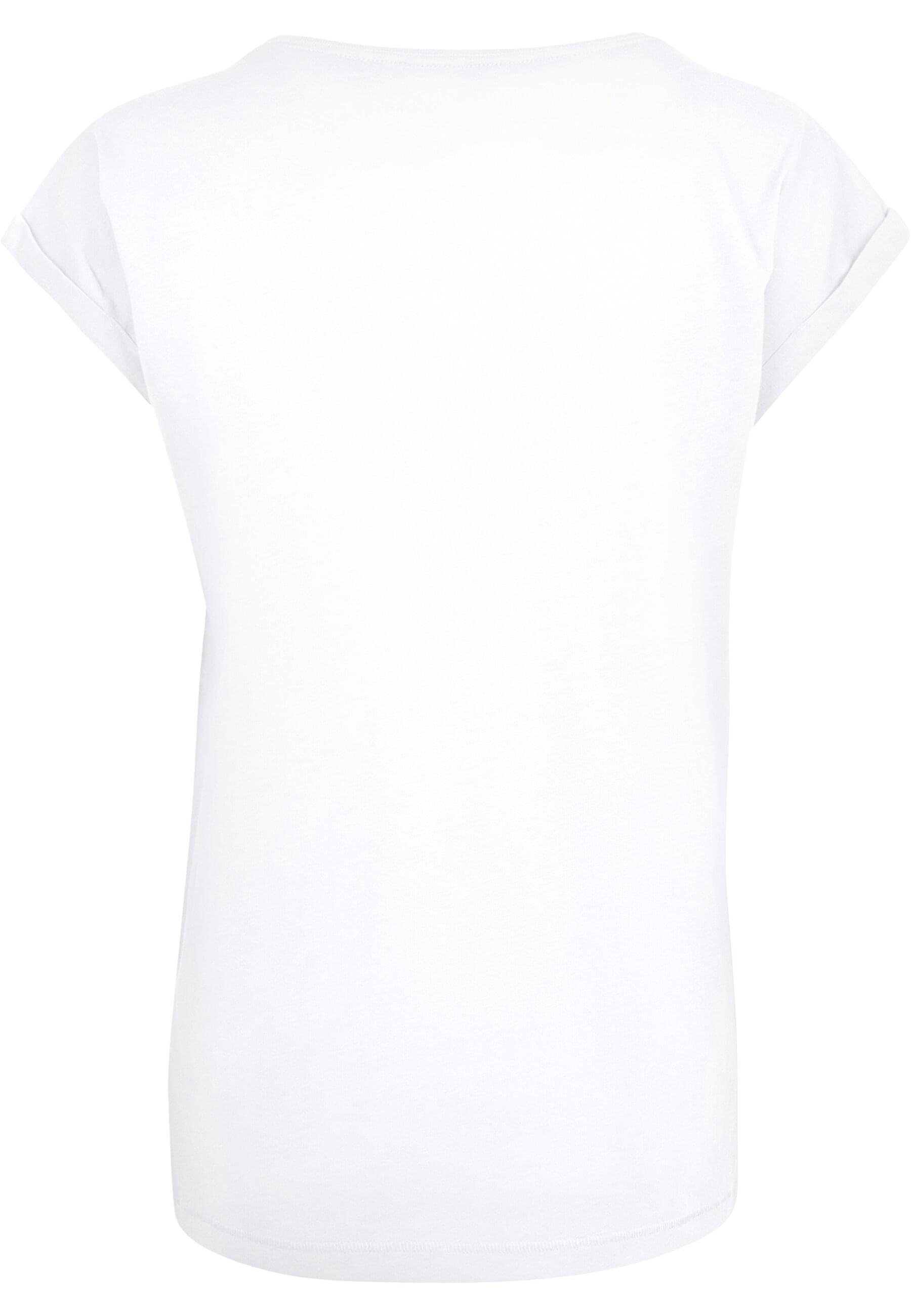 Merchcode T-Shirt Damen Ladies LA white T-Shirt (1-tlg) LAYLA LA
