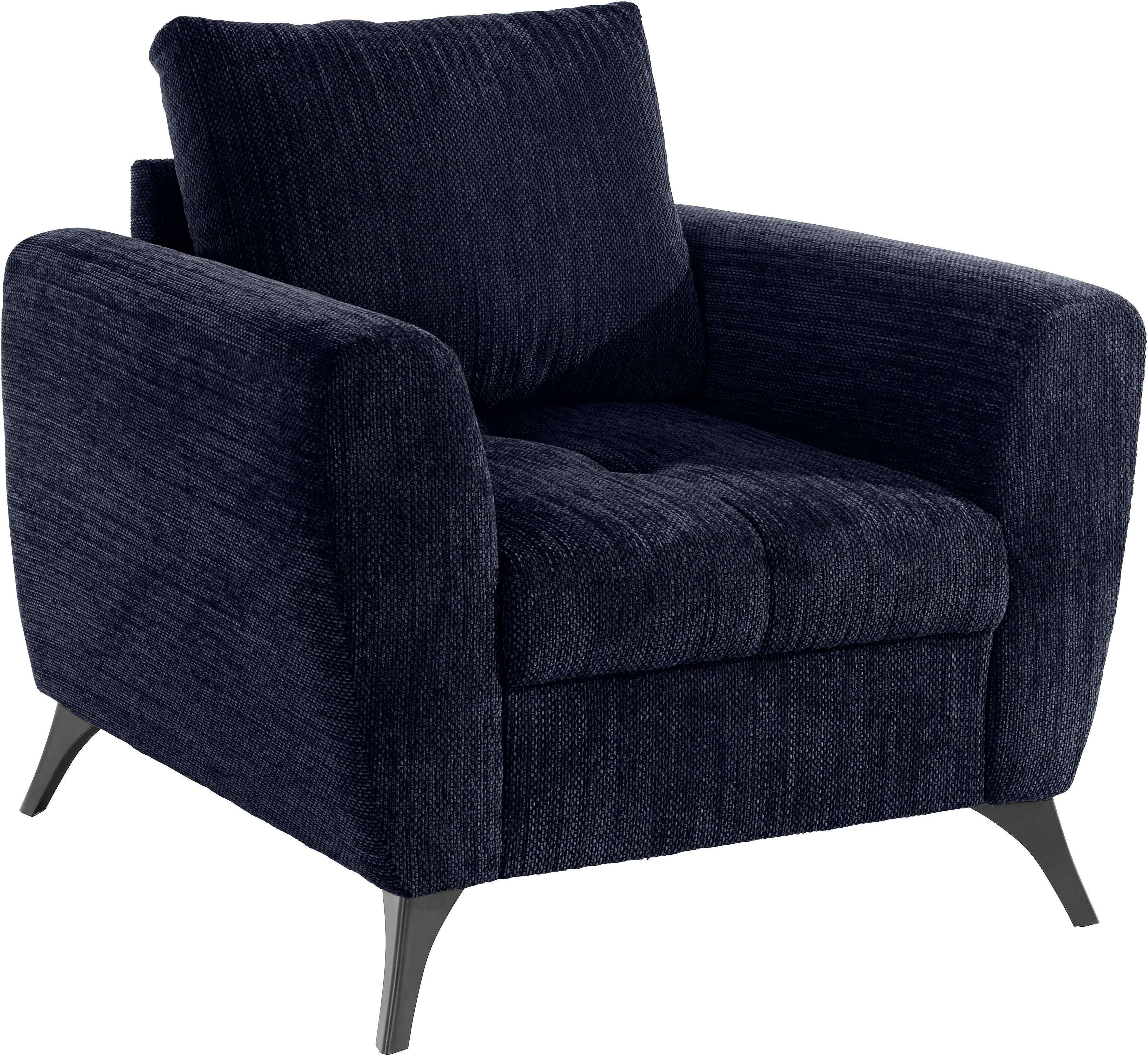 INOSIGN Sessel auch Kissen Sitzbereich, Aqua clean-Bezug, im mit feine lose Lörby, Steppung