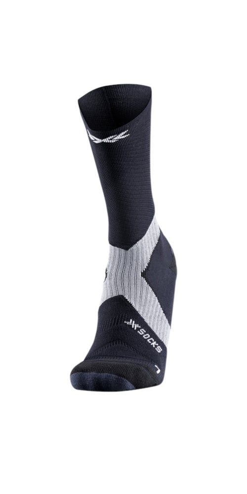 Socken Radsocke Bike Expert Crew 2025 schwarz/charcoalgrau Herren - 1 Paar