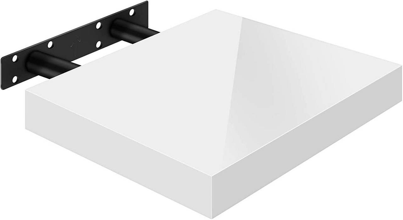 Woltu Wandregal, 1-tlg., Volato freischwebend Schweberegal Holz Board Weiß günstig online kaufen