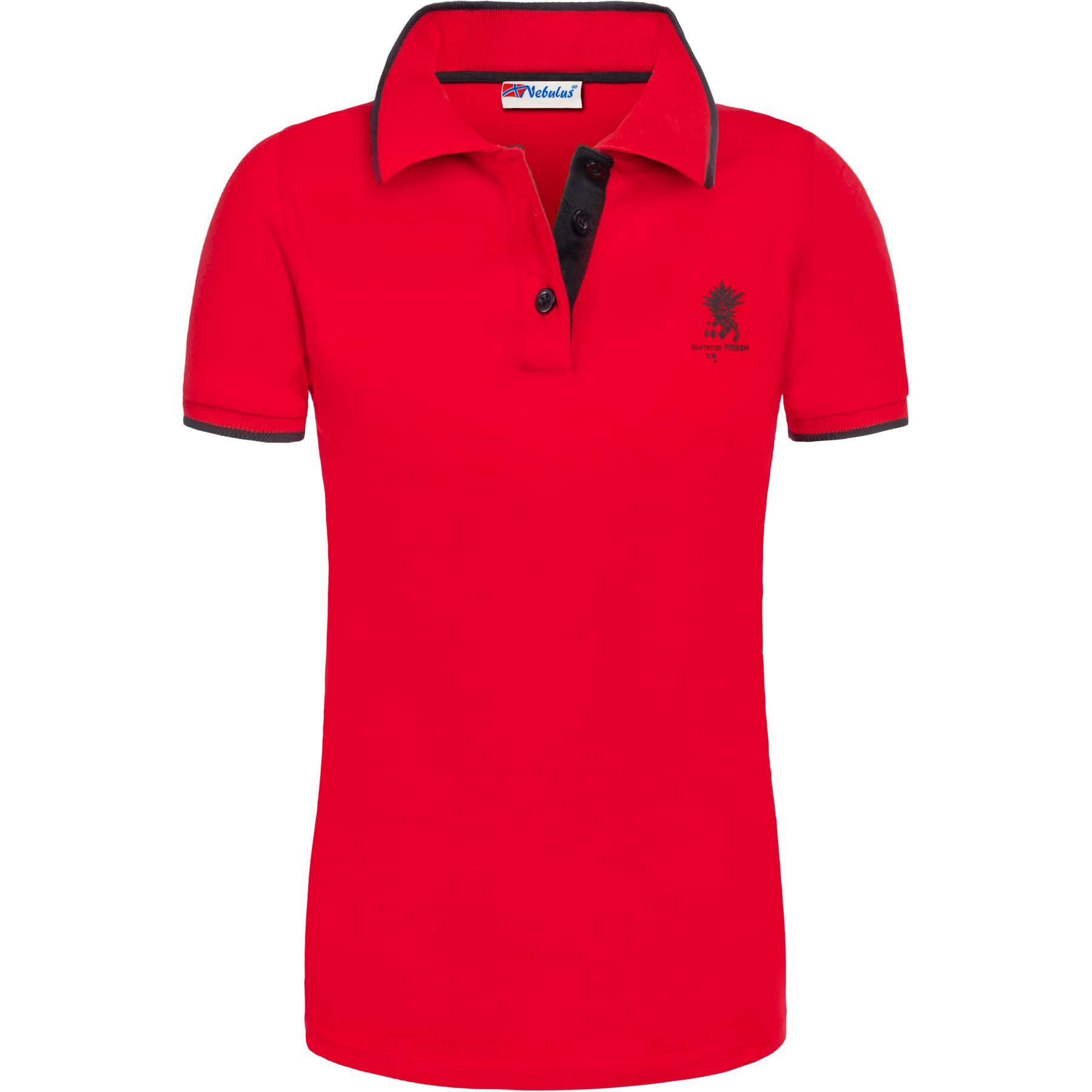 Nebulus Poloshirt SINES, F383 - Damen, rot, M/38 günstig online kaufen