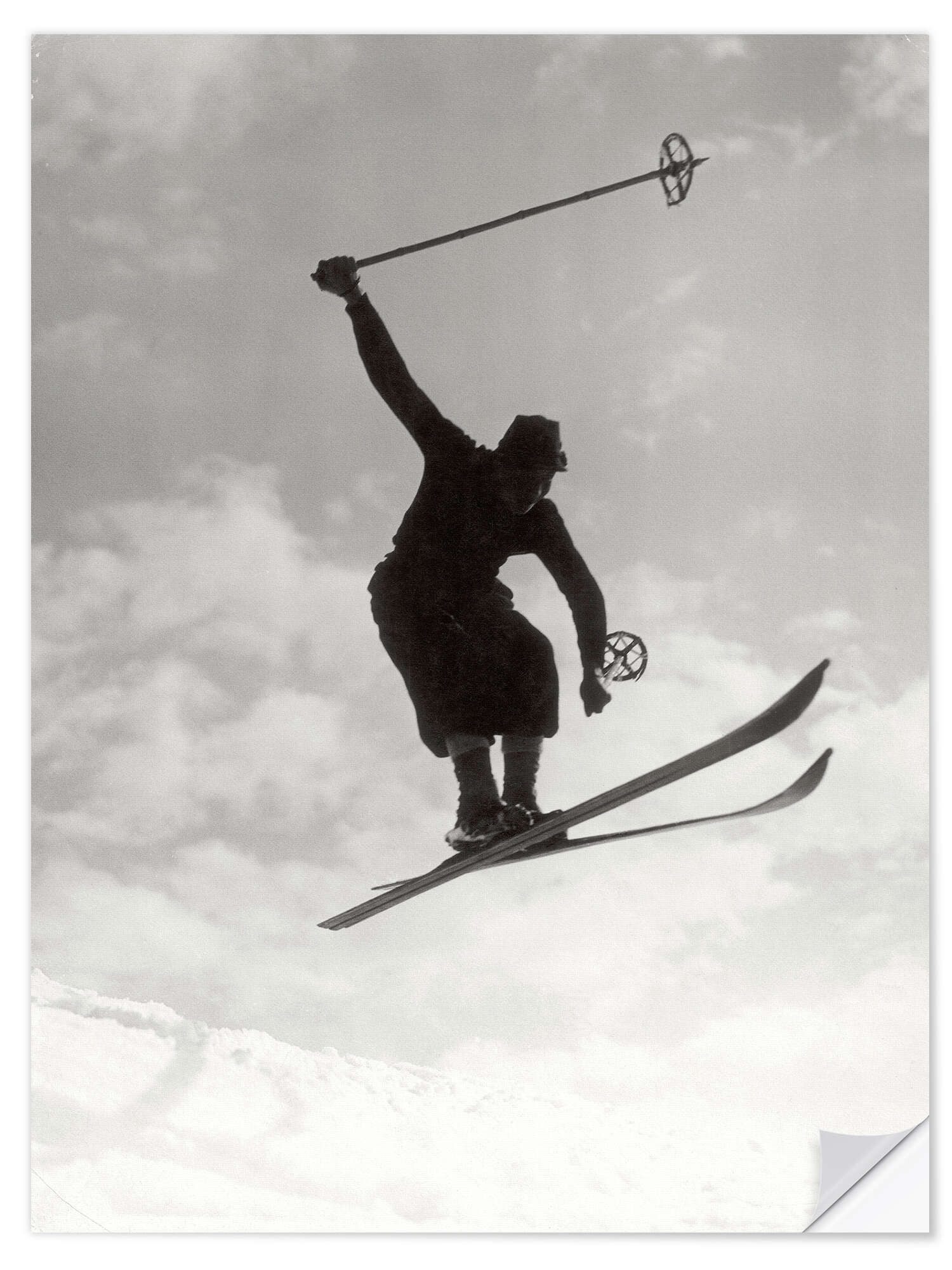 Wandfolie Vintage Ski Collection