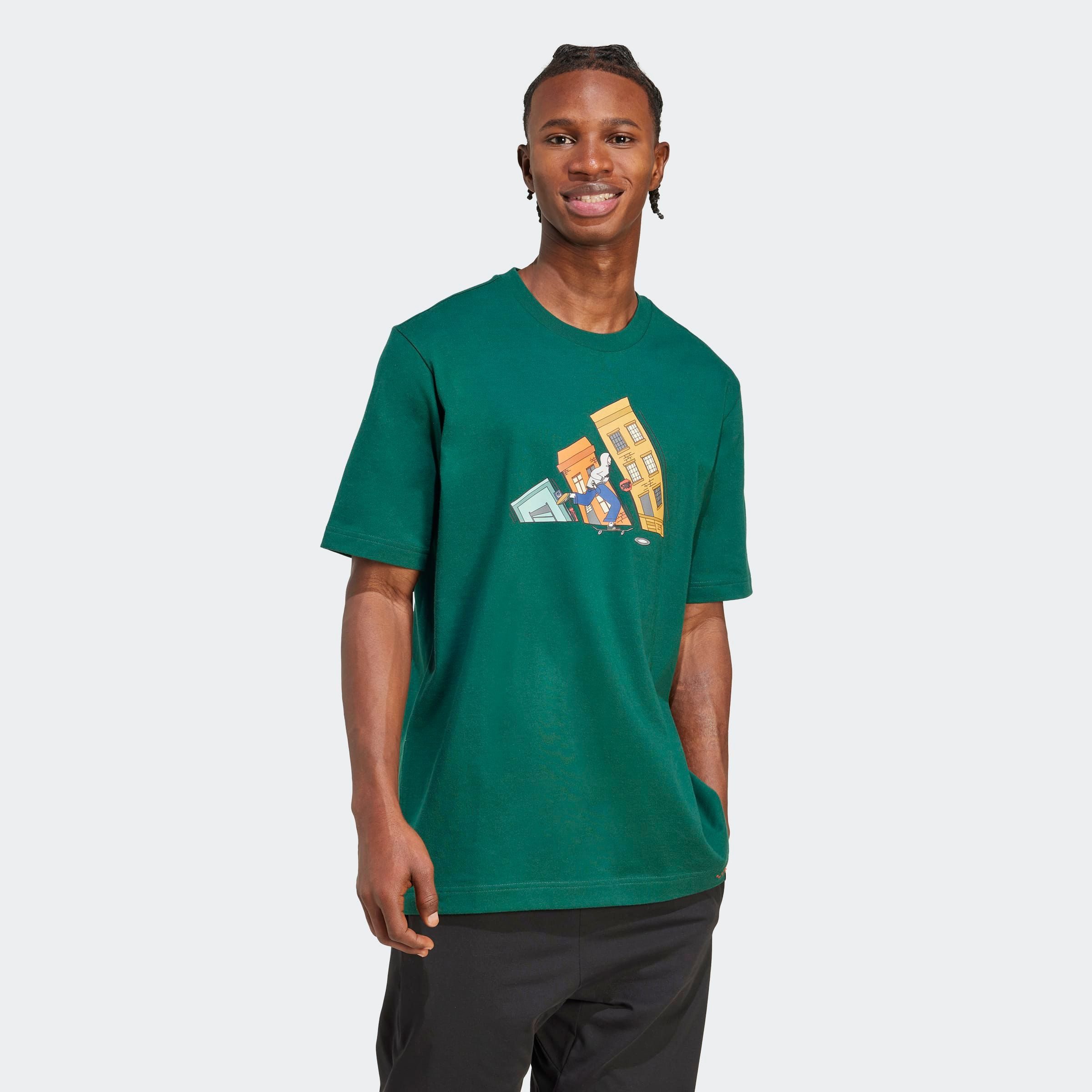 adidas Sportswear T-Shirt DOODLE HUNT SKATE GRAPHIC sportlicher Stil, kurzä günstig online kaufen