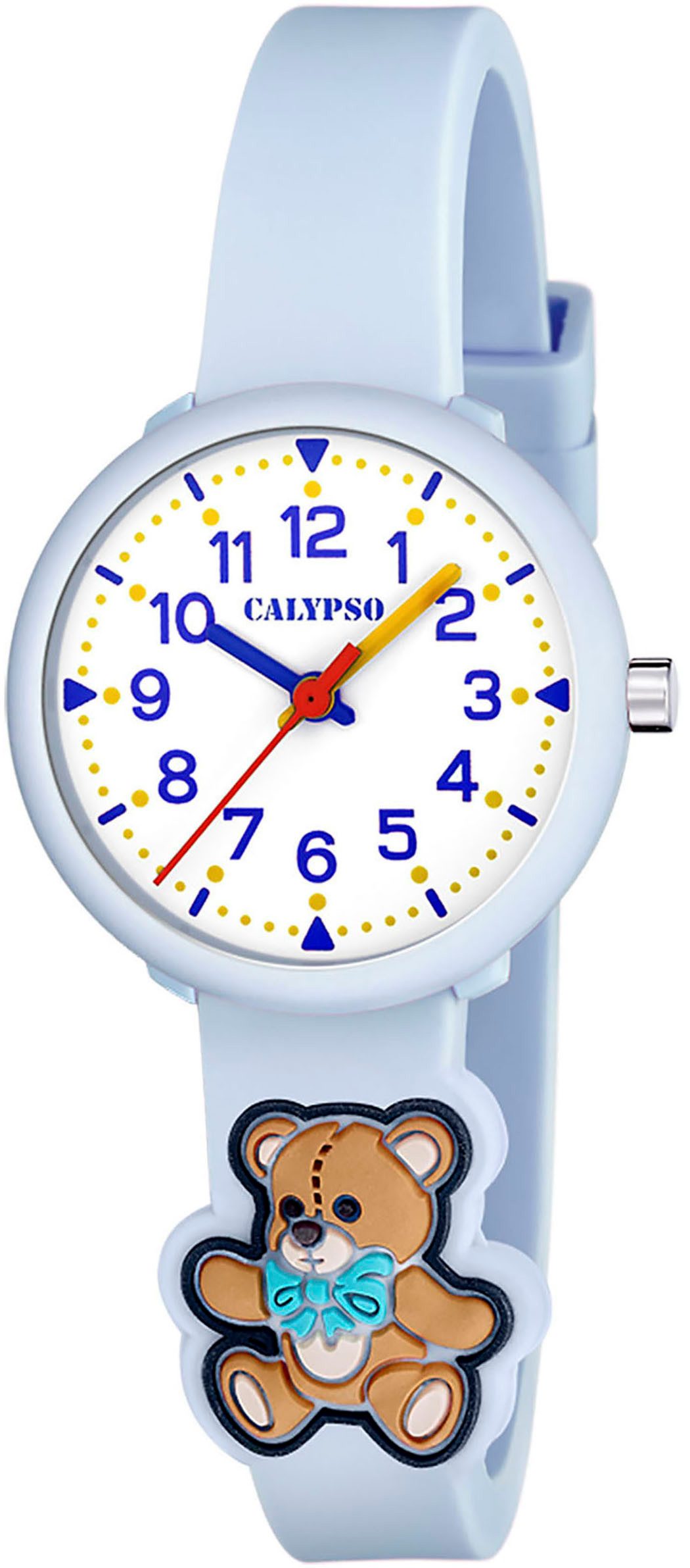CALYPSO WATCHES Quarzuhr My First Watch K5844/6, Armbanduhr, Kinderuhr, Mädchen, analog, Teddybär