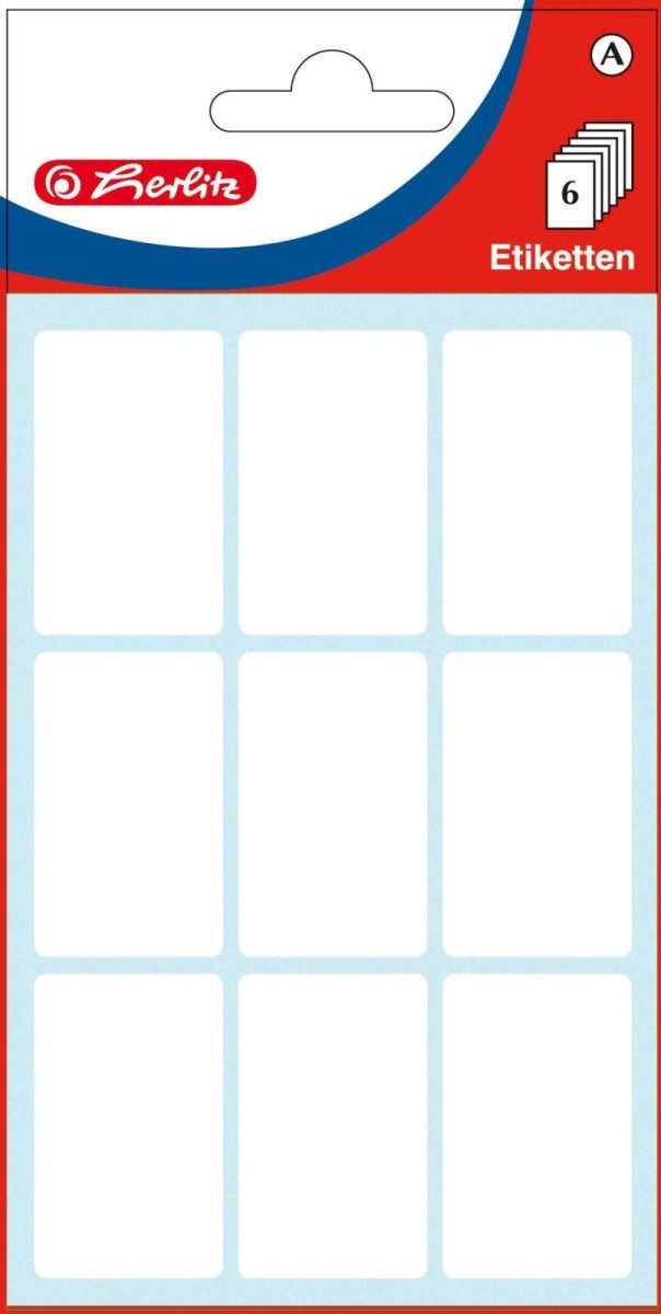 Herlitz Etiketten Etiketten 24x35mm VE=54 Stück