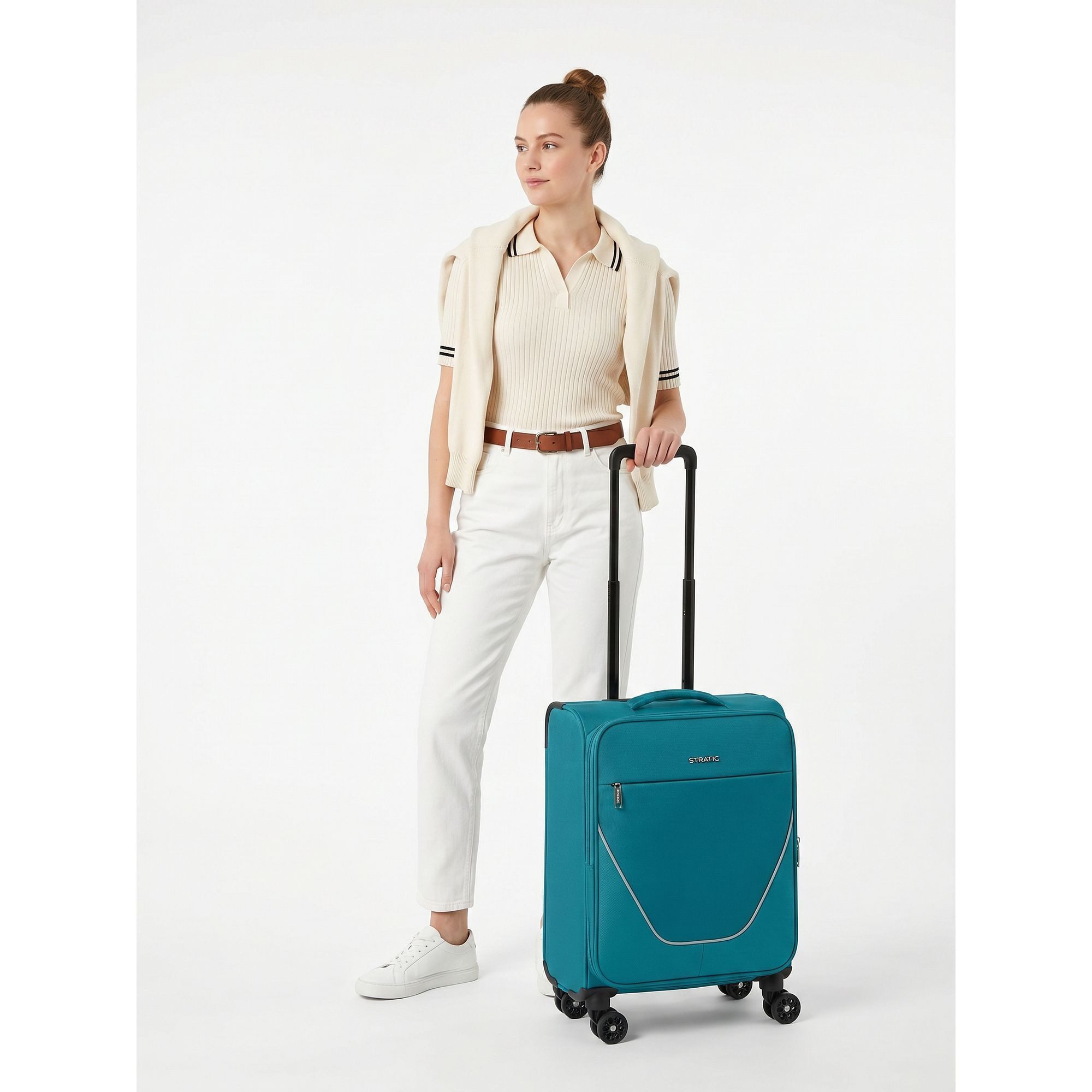 Stratic Handgepäck-Trolley taska, 4 Rollen, Polyester
