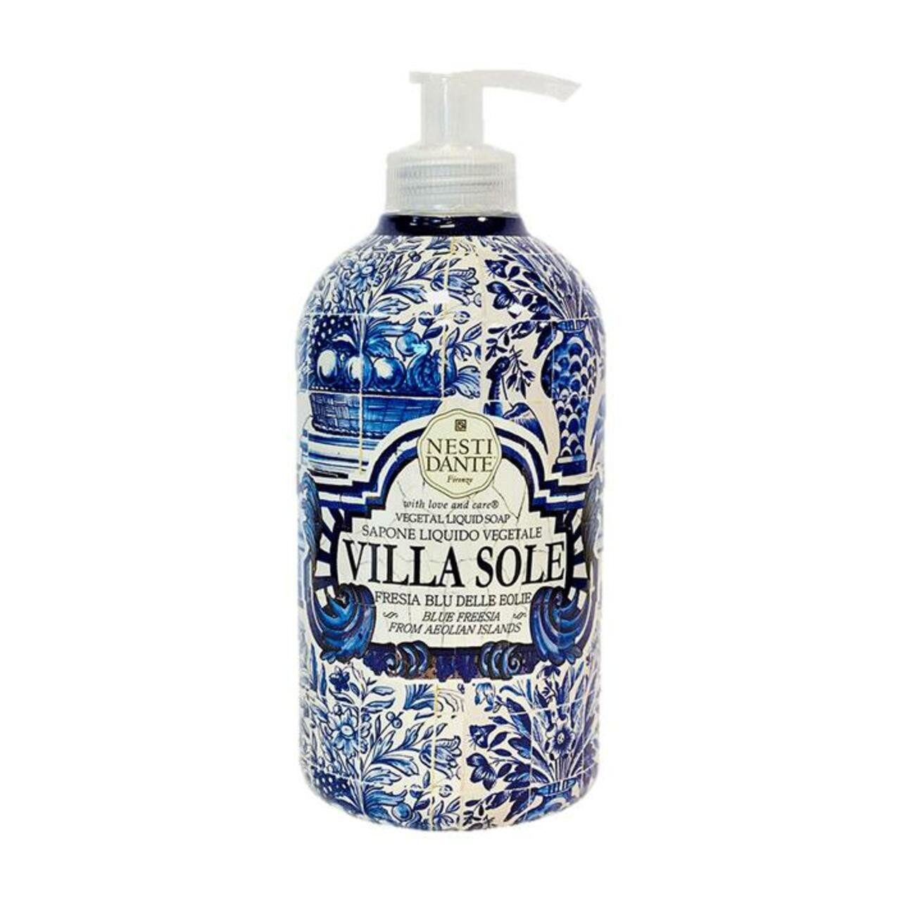 Nesti Dante Flüssigseife Villa Sole Liquid Soap Fresia Blu, für Alle Hauttypen