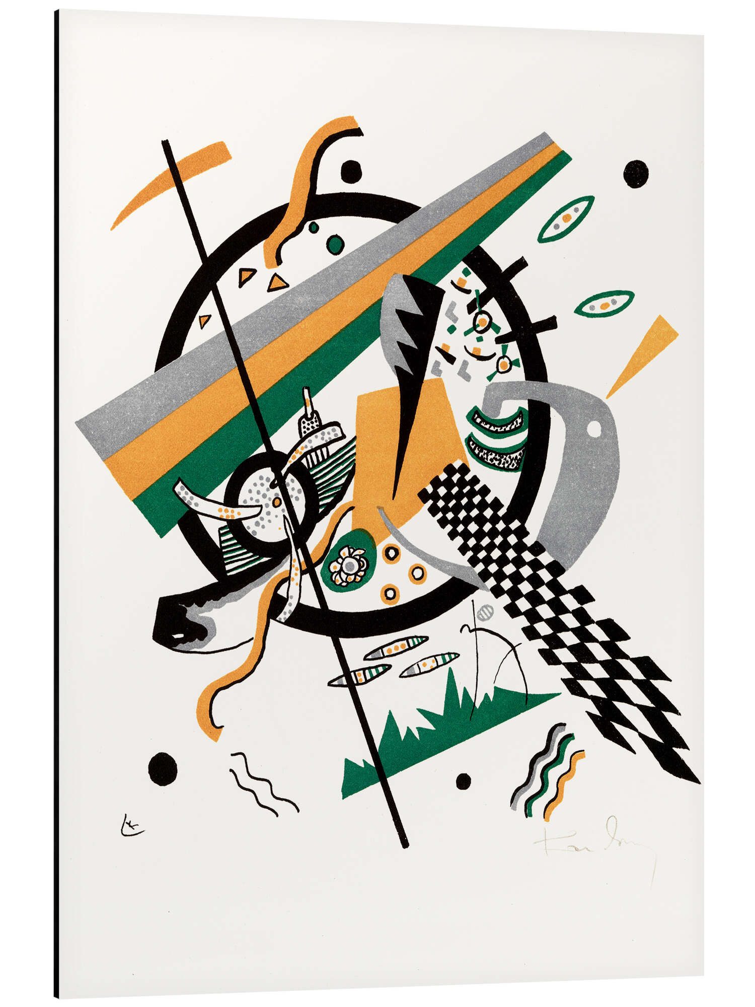 Alu-Dibond-Druck Wassily Kandinsky