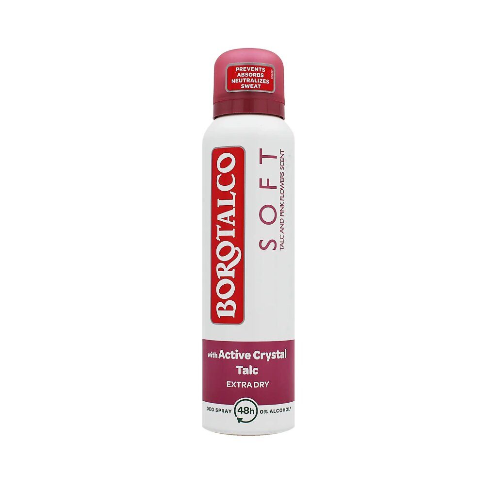 Borotalco Deo-Roller Deospray Soft Flower, 150 ml