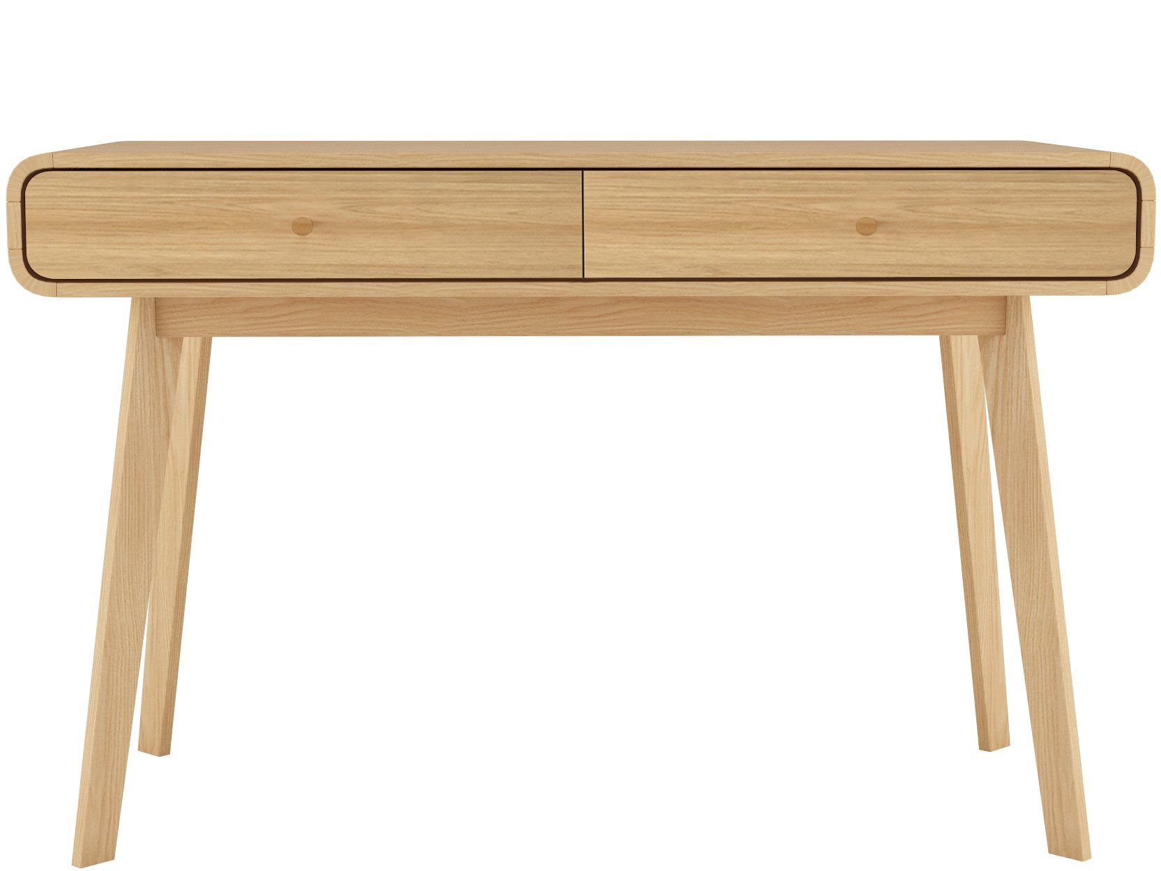 loft24 Schreibtisch Caitlin, 2 Schubladen Büro-/Computertisch, günstig online kaufen