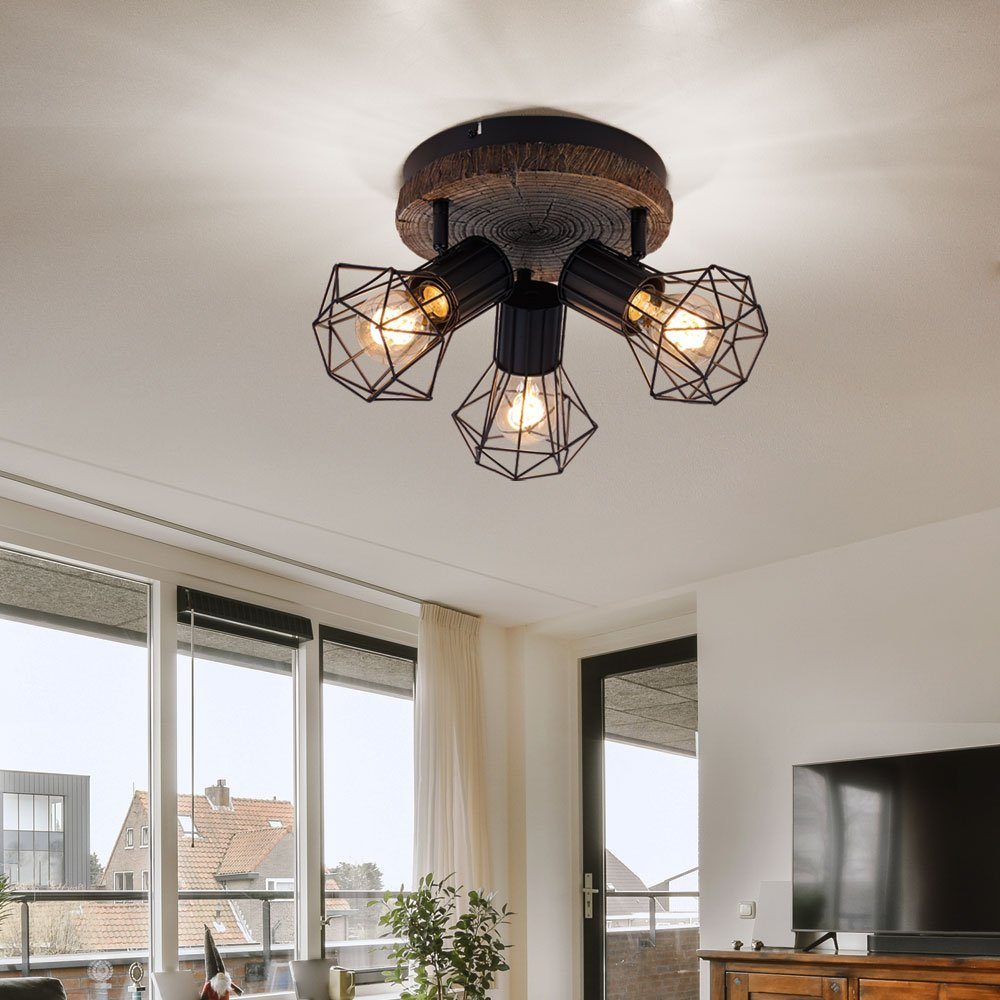 GLOBO LIGHTING Deckenspot, Leuchtmittel nicht inklusive, Warmweiß, Deckenleuchte Deckenlampe Spotleuchte Wohnzimmerlampe Schlafzimmer