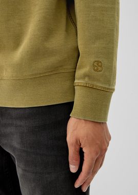 s.Oliver Sweatshirt Kapuzensweater mit Zipper Waschung