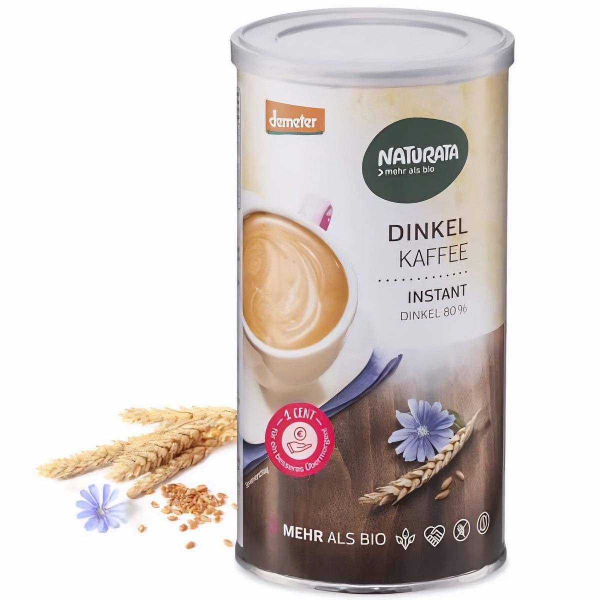 Natura Kaffee Naturata Demeter Bio Dinkelkaffee instant Dose 75