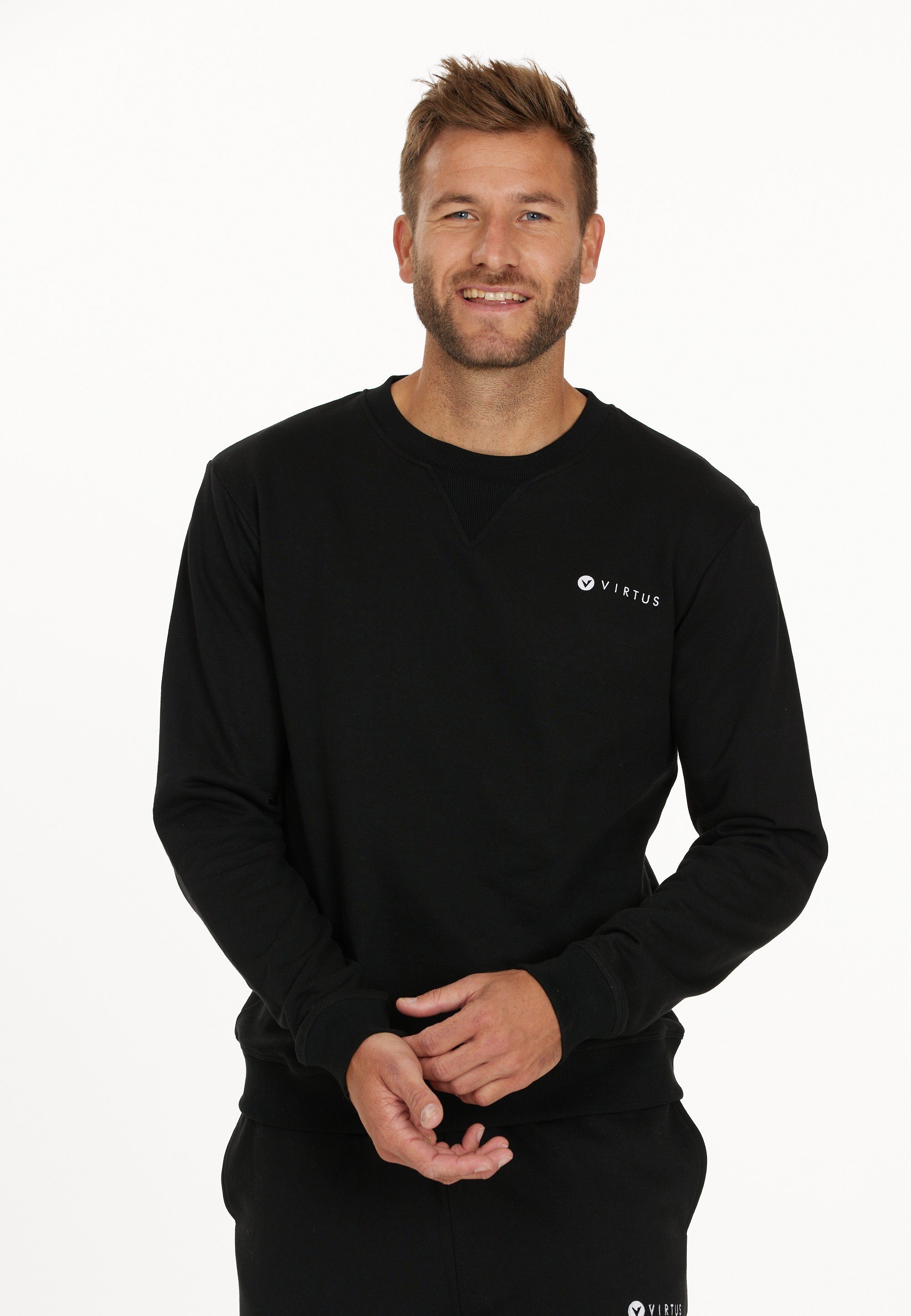 Virtus Sweatshirt Kritow mit StayCool-Technologie schwarz