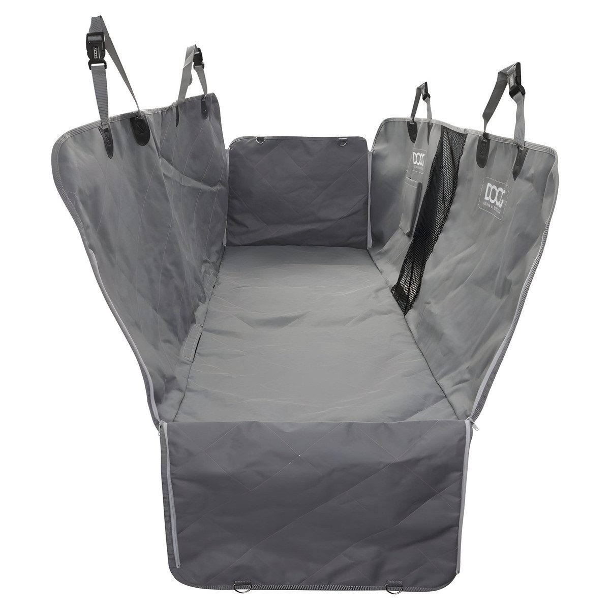 DOOG Tier-Autoschondecke Auto-Schondecke / Car Seat Cover grau