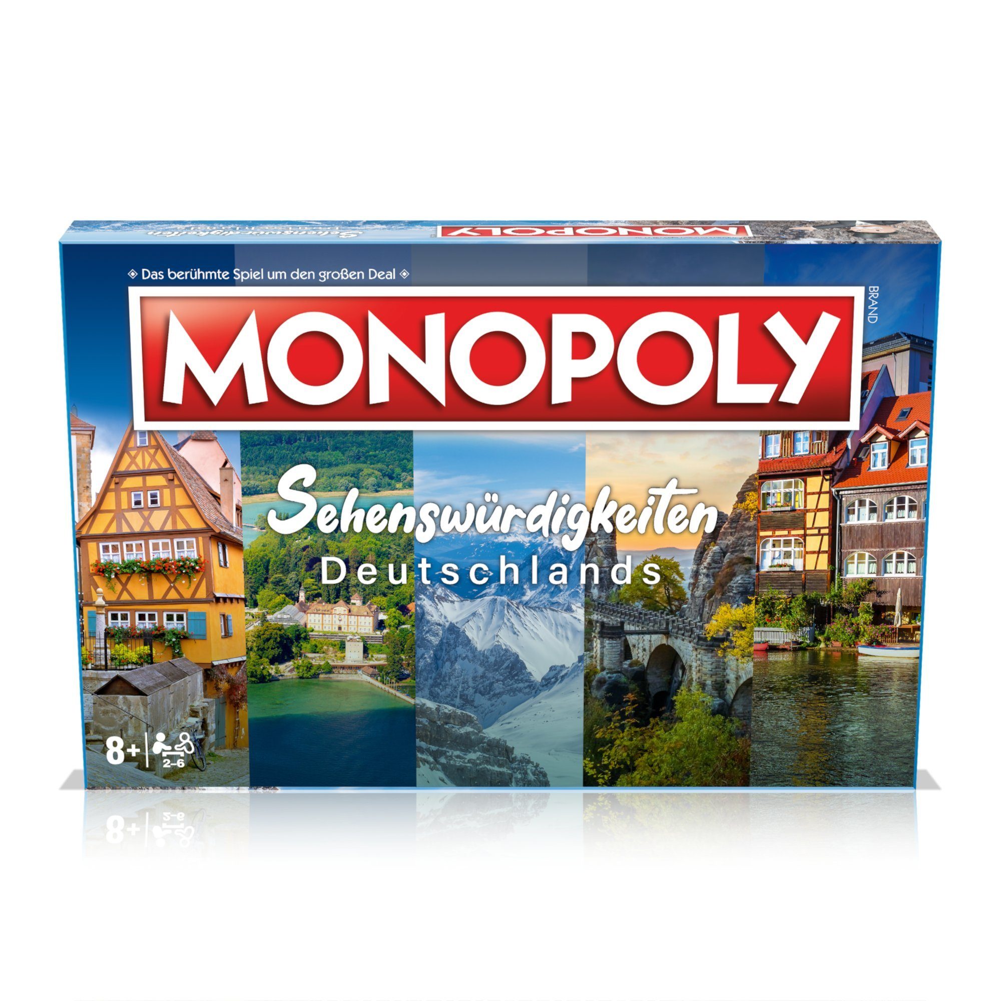 Winning Moves Spiel Monopoly - Sehenswürdigkeiten Deutschlands, Brettspiel