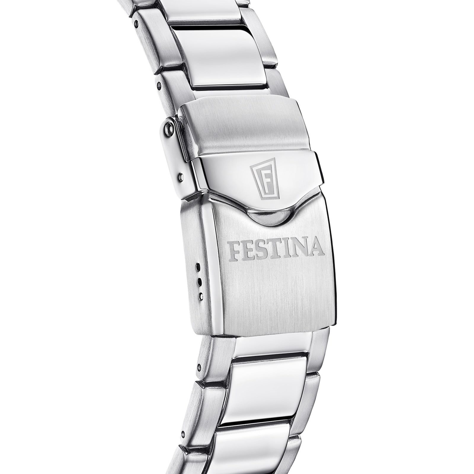 Festina Quarzuhr Festina Herrenuhr Edelstahl silber, (Analoguhr), Herren Armbanduhr rund, Edelstahlarmband silber, Casual