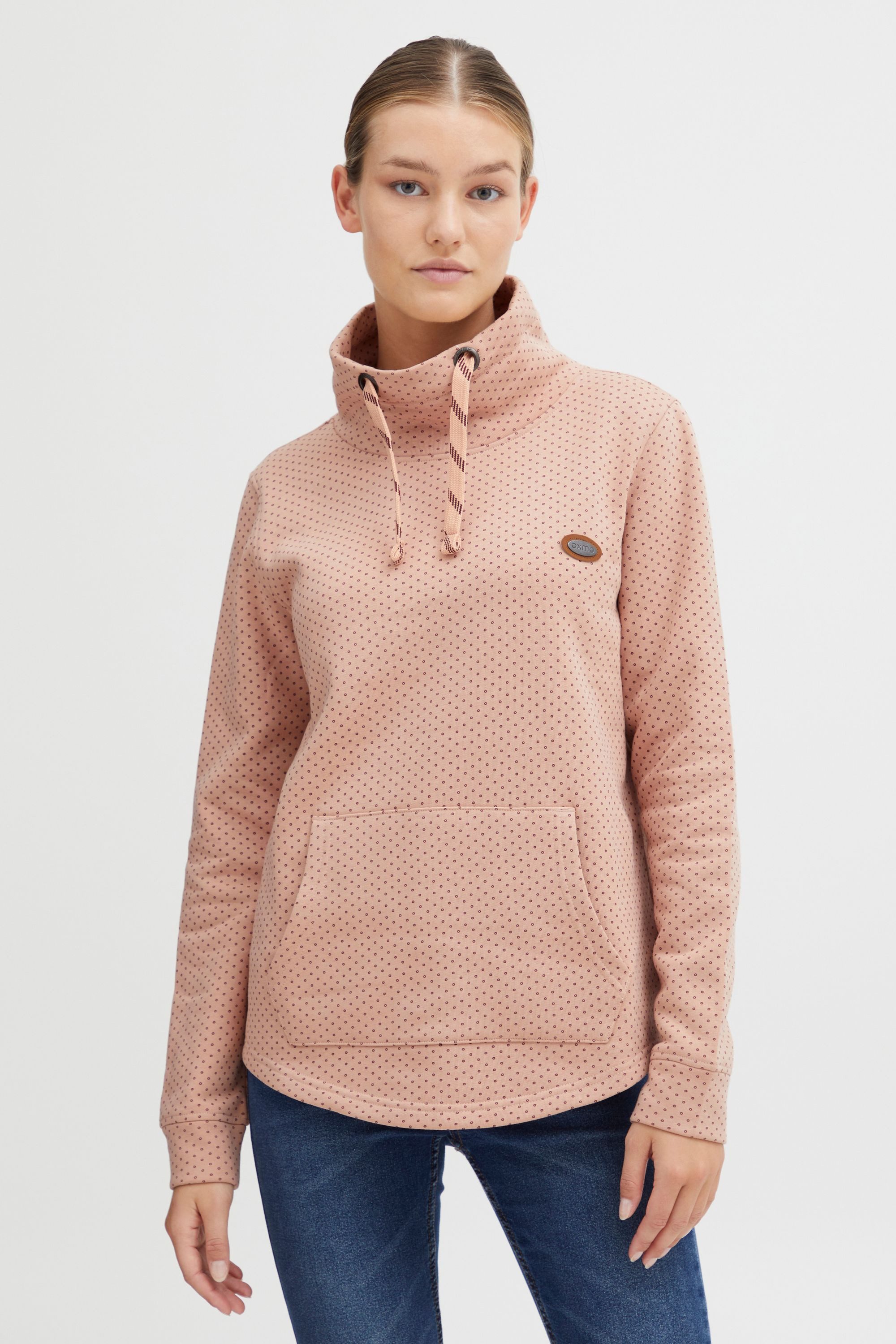 OXMO Stehkragenpullover OXAmini Tube SW Modischer Pullover günstig online kaufen