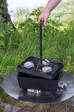 Petromax Materialheber, Profi-Deckelheber ftplus optimal für Feuertöpfe, Dutch Oven