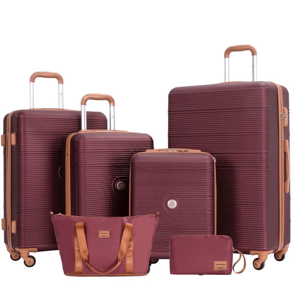 Travelhouse Trolleyset Bari, 4 Rollen, (Spar-Set, günstig online kaufen
