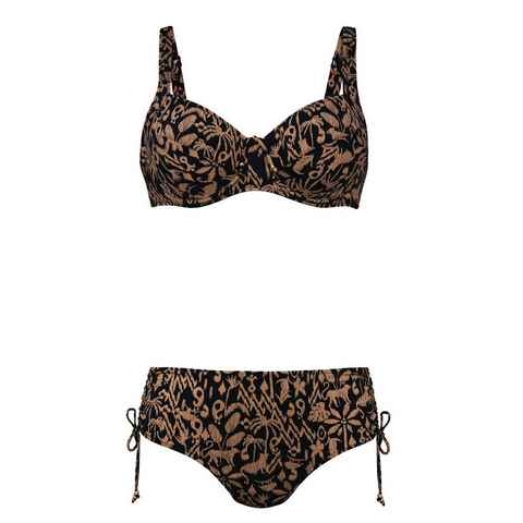 Rosa Faia Bügel-Bikini Secret Jungle - Style Sibel Top Bikini mit Slip zum Raffen