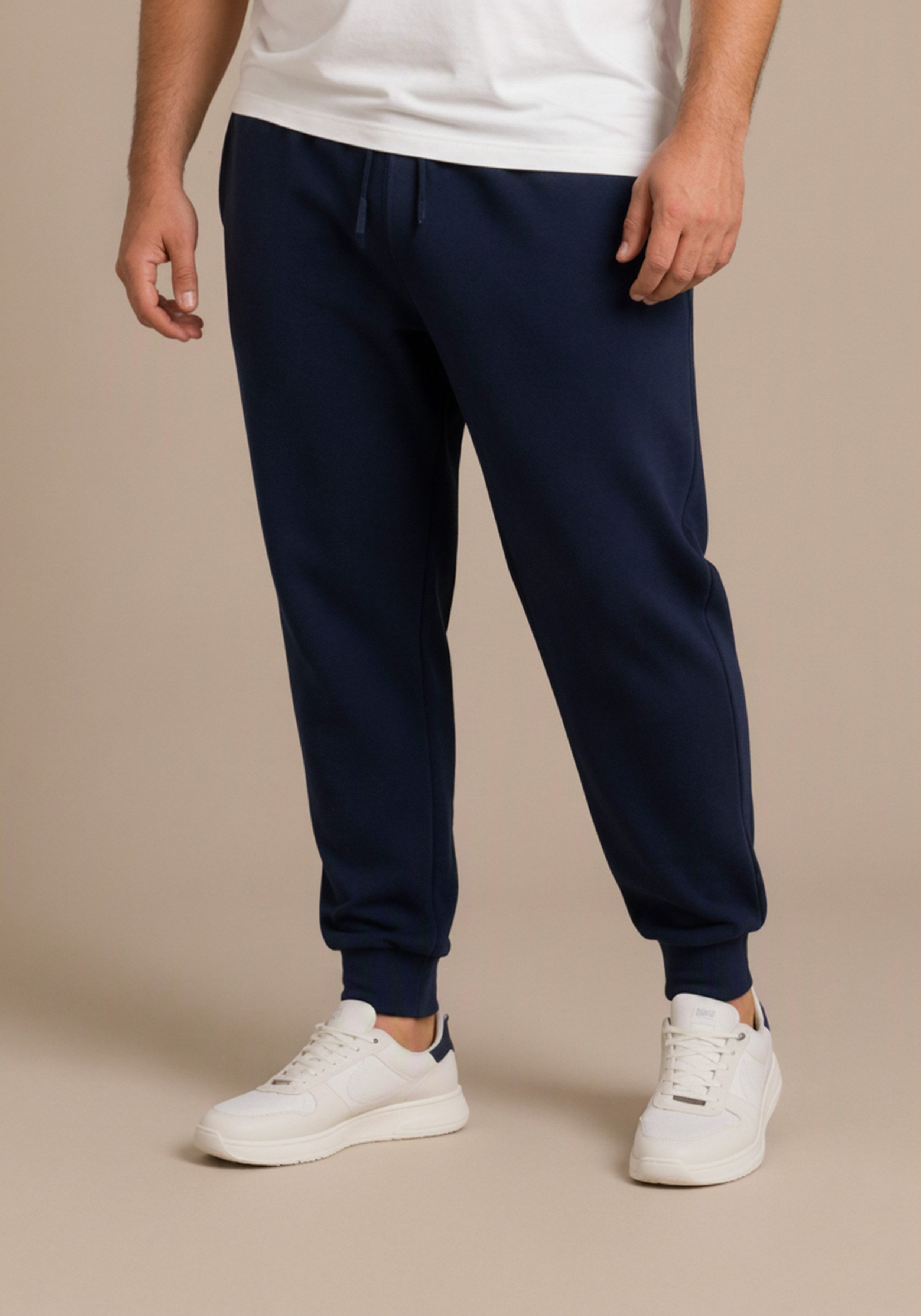 Man's World Plus Jogger Pants mit gerader Beinform, im Regular Fit, auch in großen Größen