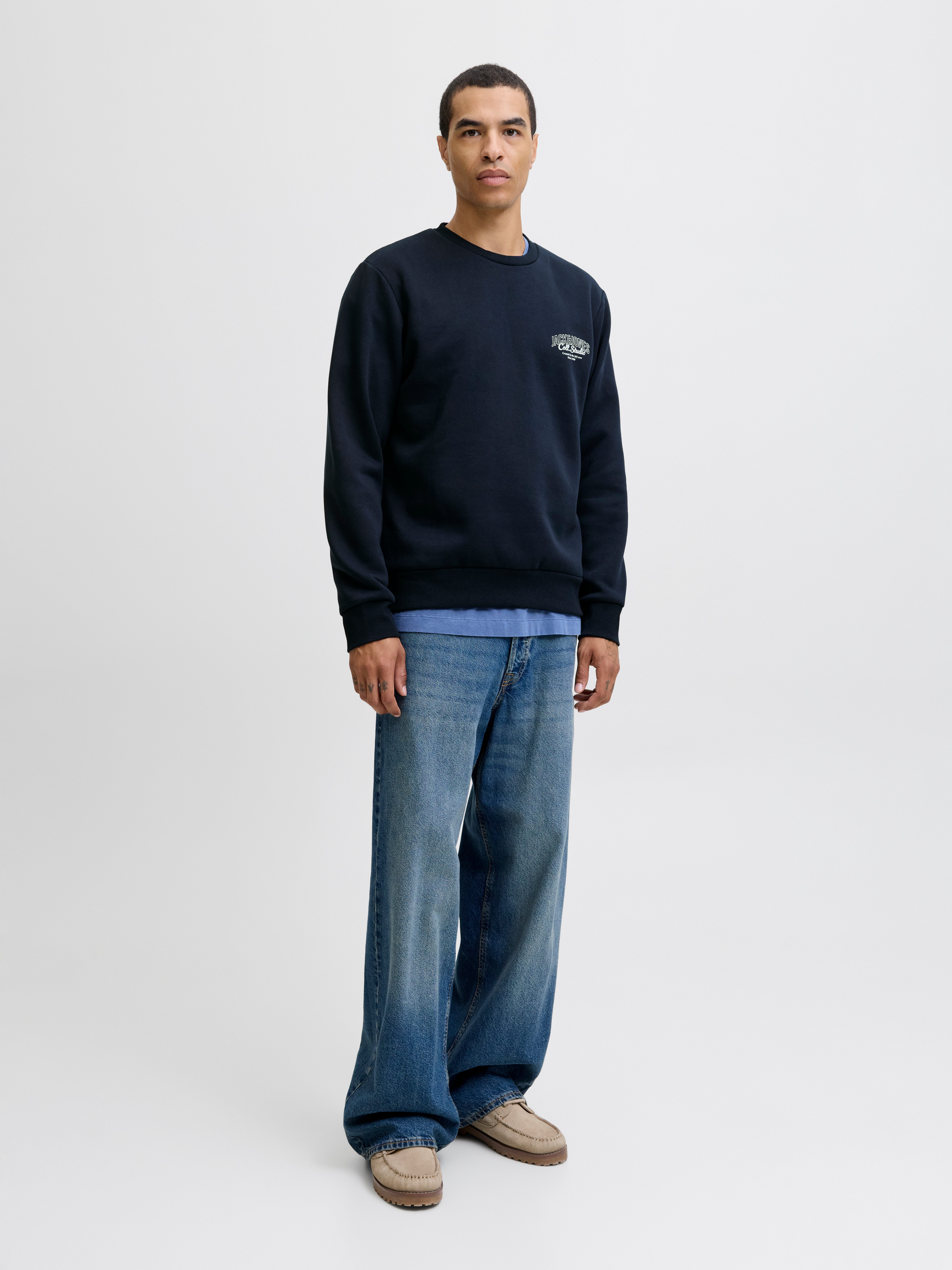 Jack & Jones Sweatshirt JJMAKOTO SWEAT CREW NECK – Bild 4 von 5