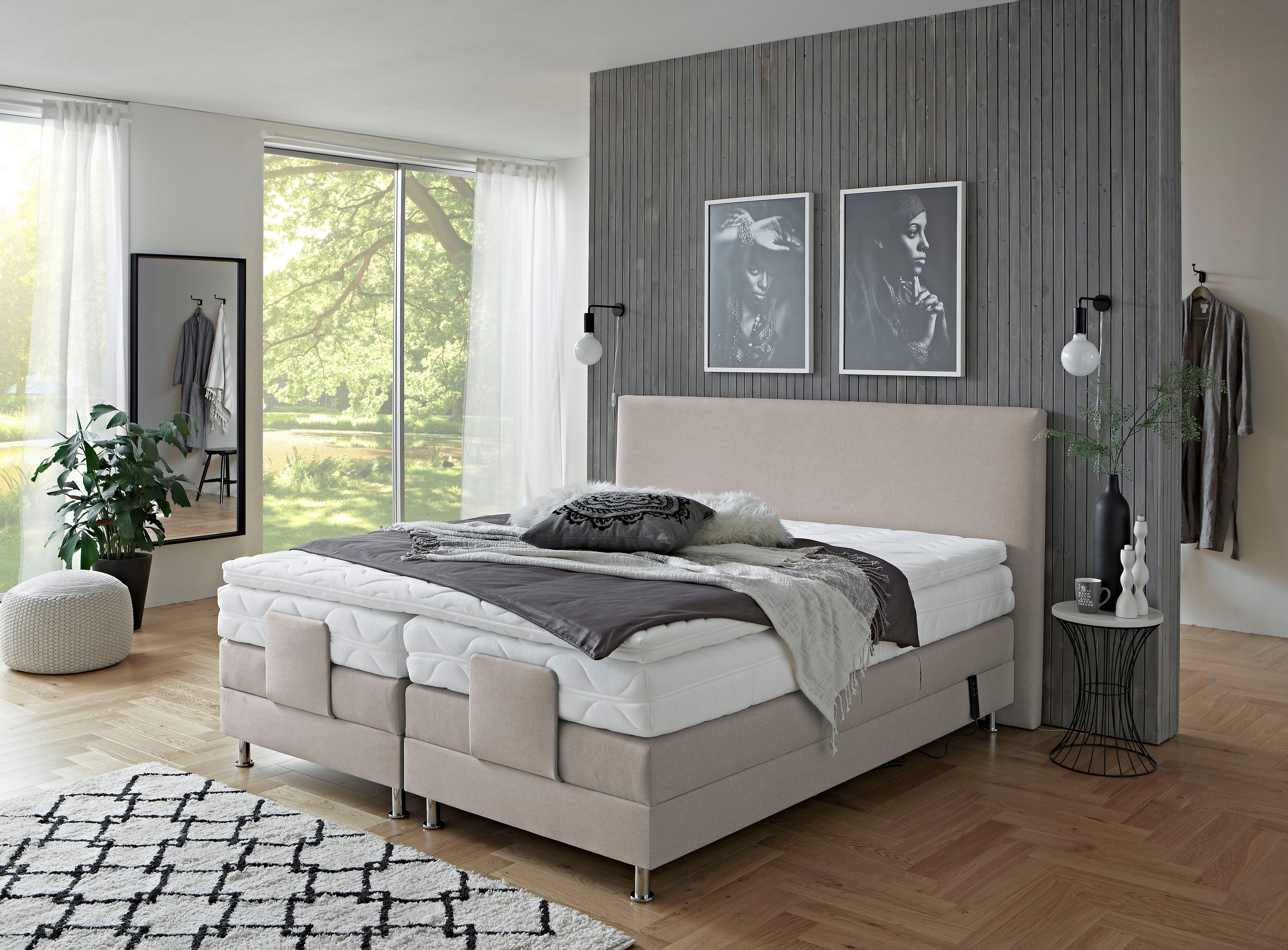 Westfalia Schlafkomfort Boxbett Lissabon wahlweise in den Breiten 160x200cm, 180x200cm & 200x200cm