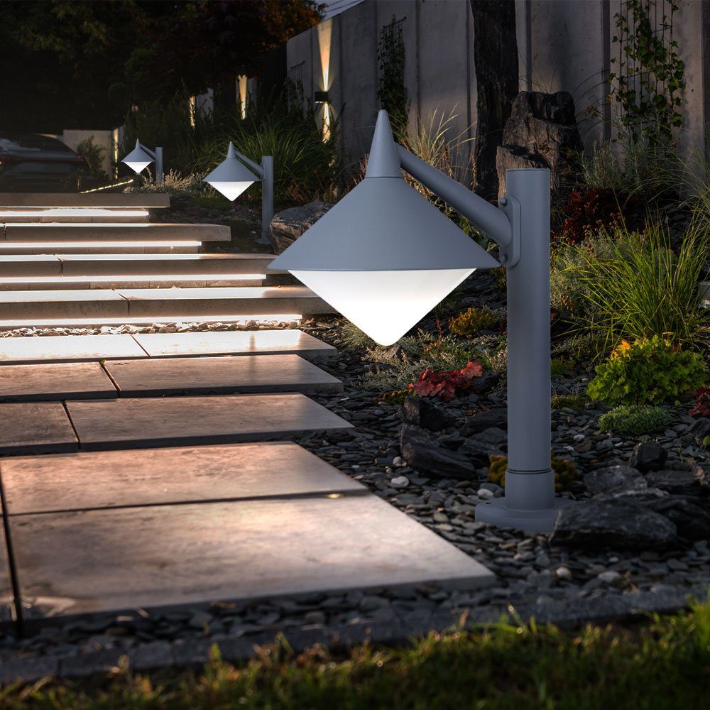 Außen-Stehlampe, nicht Wegelampe Außenleuchte Leuchtmittel Stehleuchte etc-shop Außenlampe Garten inklusive, Laterne