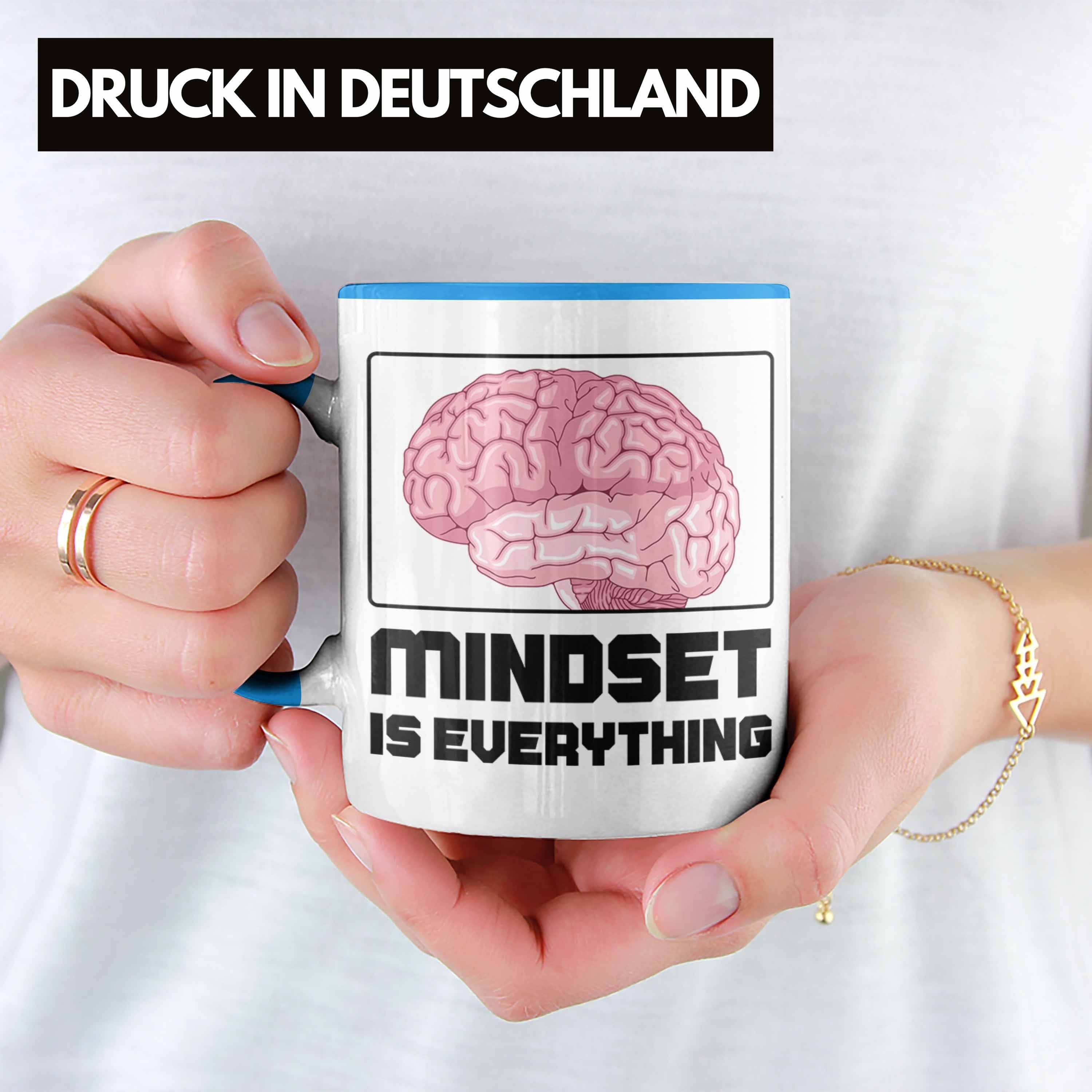 Blau Idee Tasse Trendation Motivation Mindset Tasse Spruch Trendation Entrepreneur - Entrepreneurship Geschenk