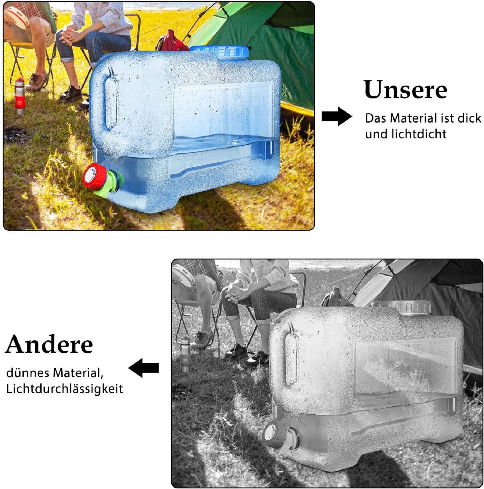 Youyijia Outdoor-Flaschenkühler Screw Lid Water Container Drinking Water Container Water Tank – Bild 5 von 5