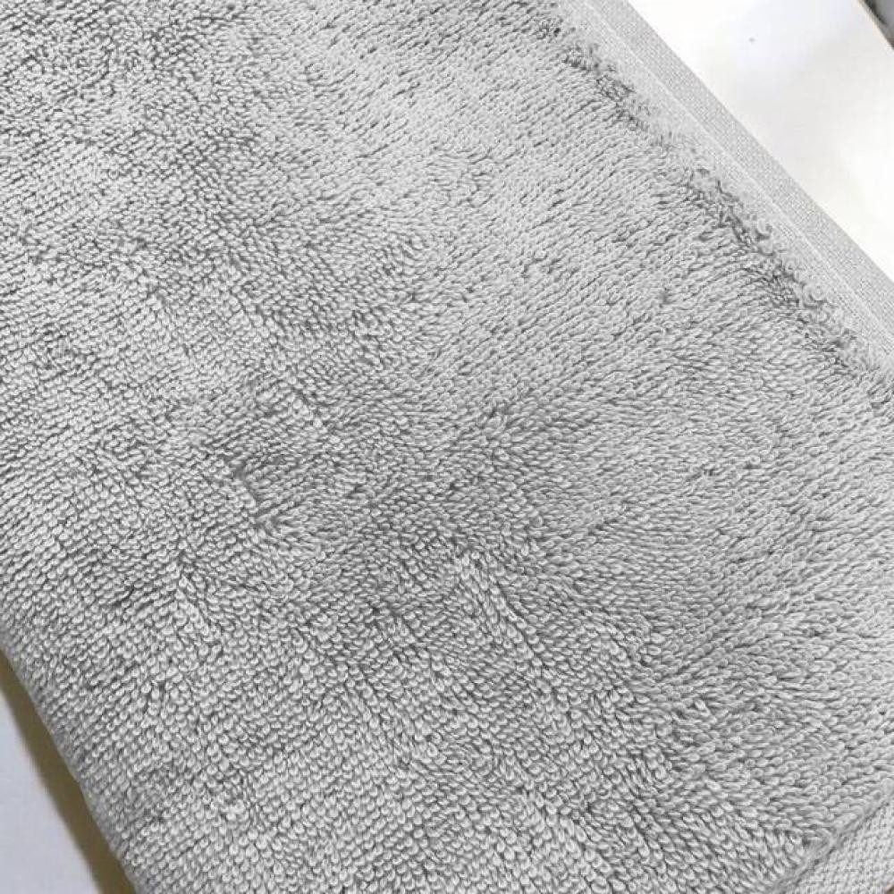 JOOP! Duschtuch Frottiertuchserie Selection 1710 Duschtuch Uni Silber, extraflauschiges Walkfrottier